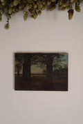 Antique Early 20th Century Oil on Canvas Landscape Scene