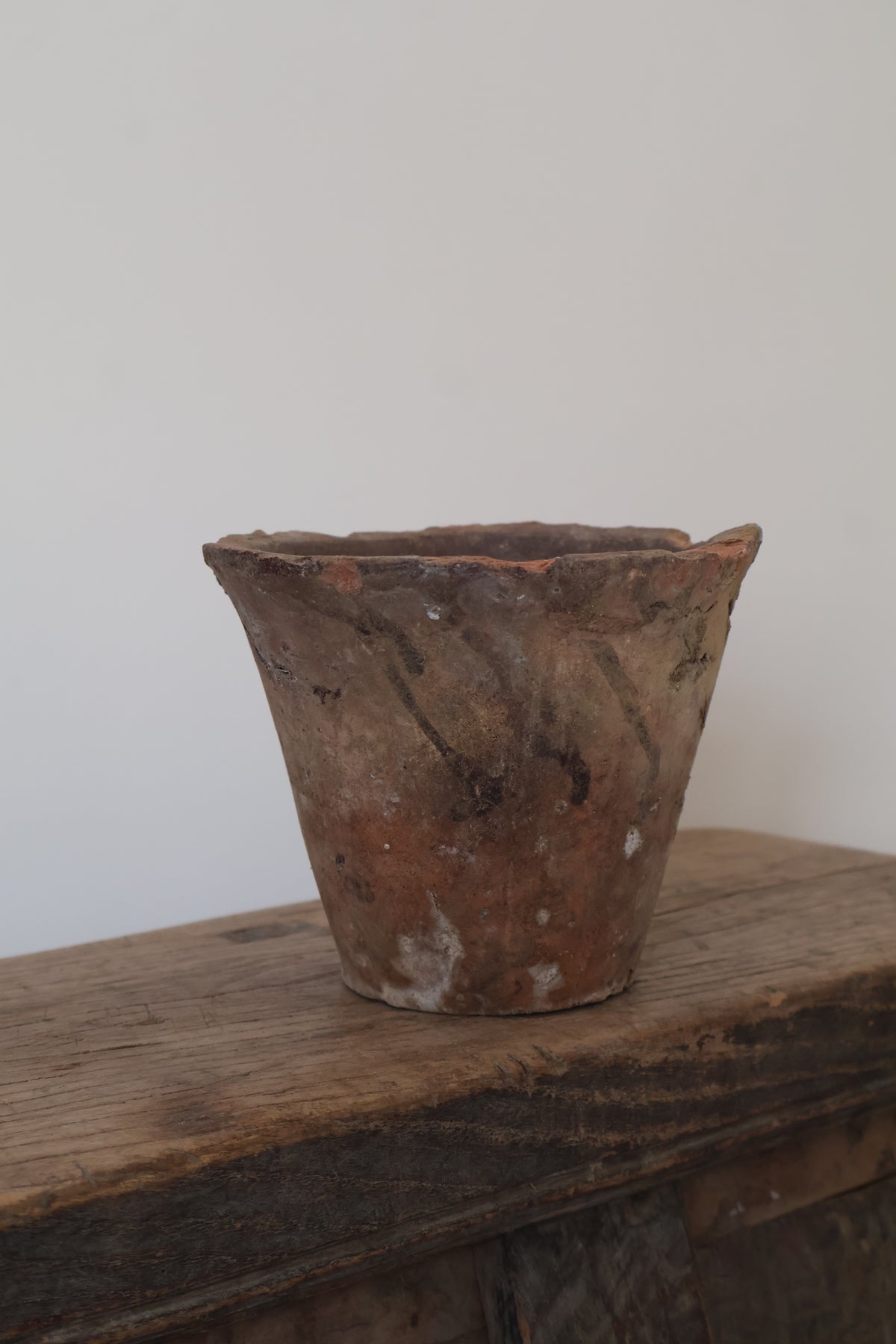 Antique French Pine Resin Pot