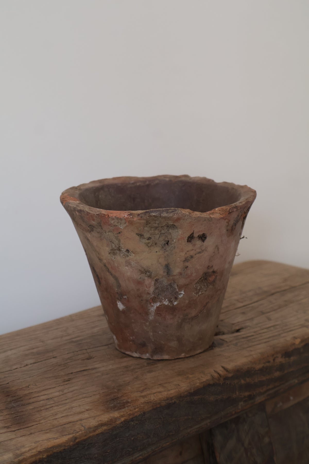 Antique French Pine Resin Pot