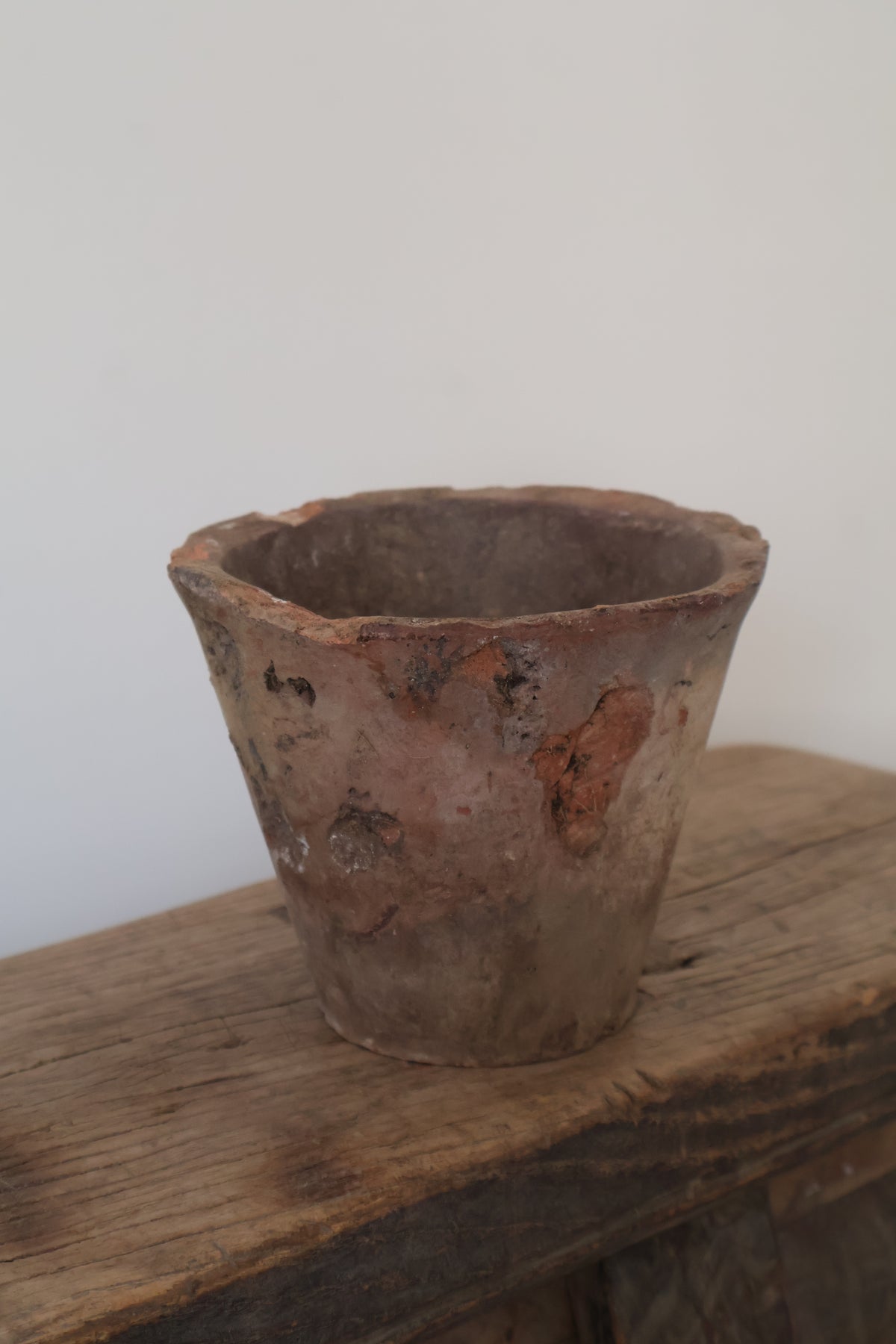 Antique French Pine Resin Pot
