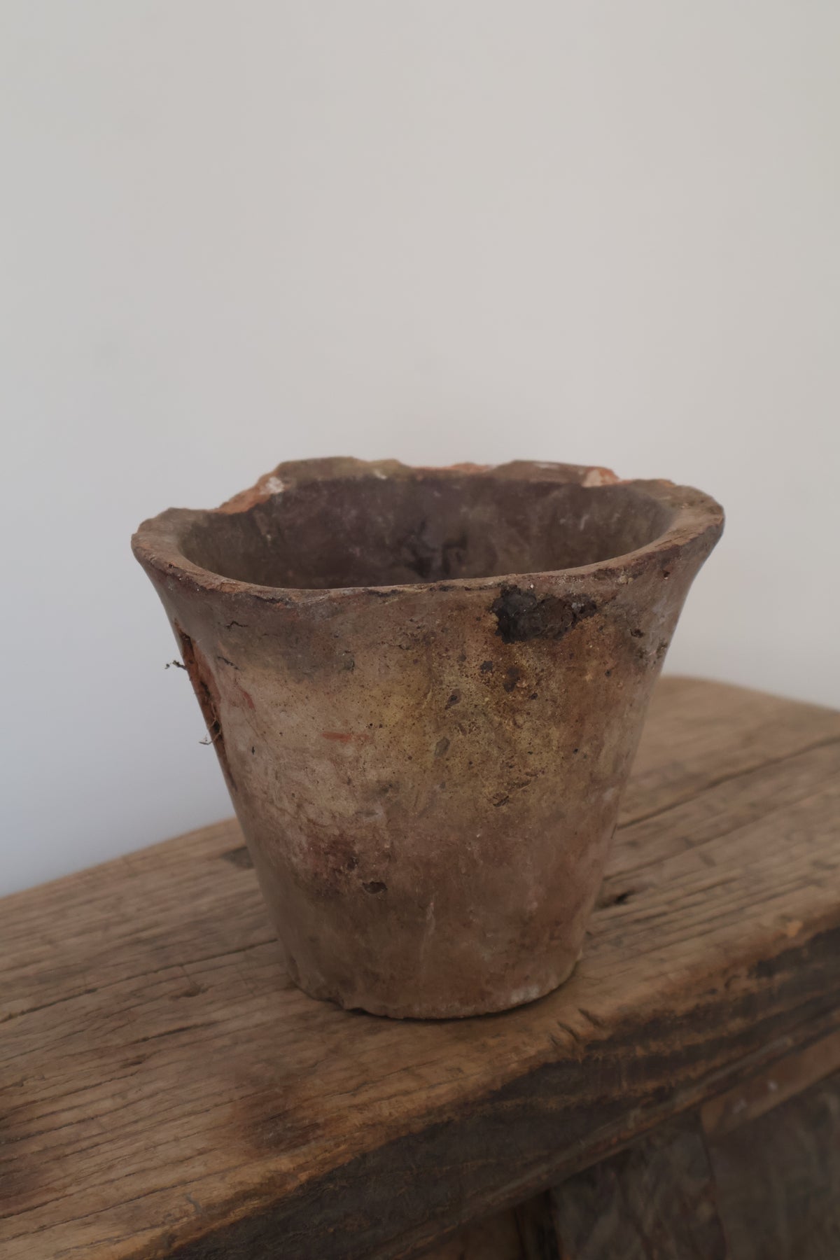 Antique French Pine Resin Pot