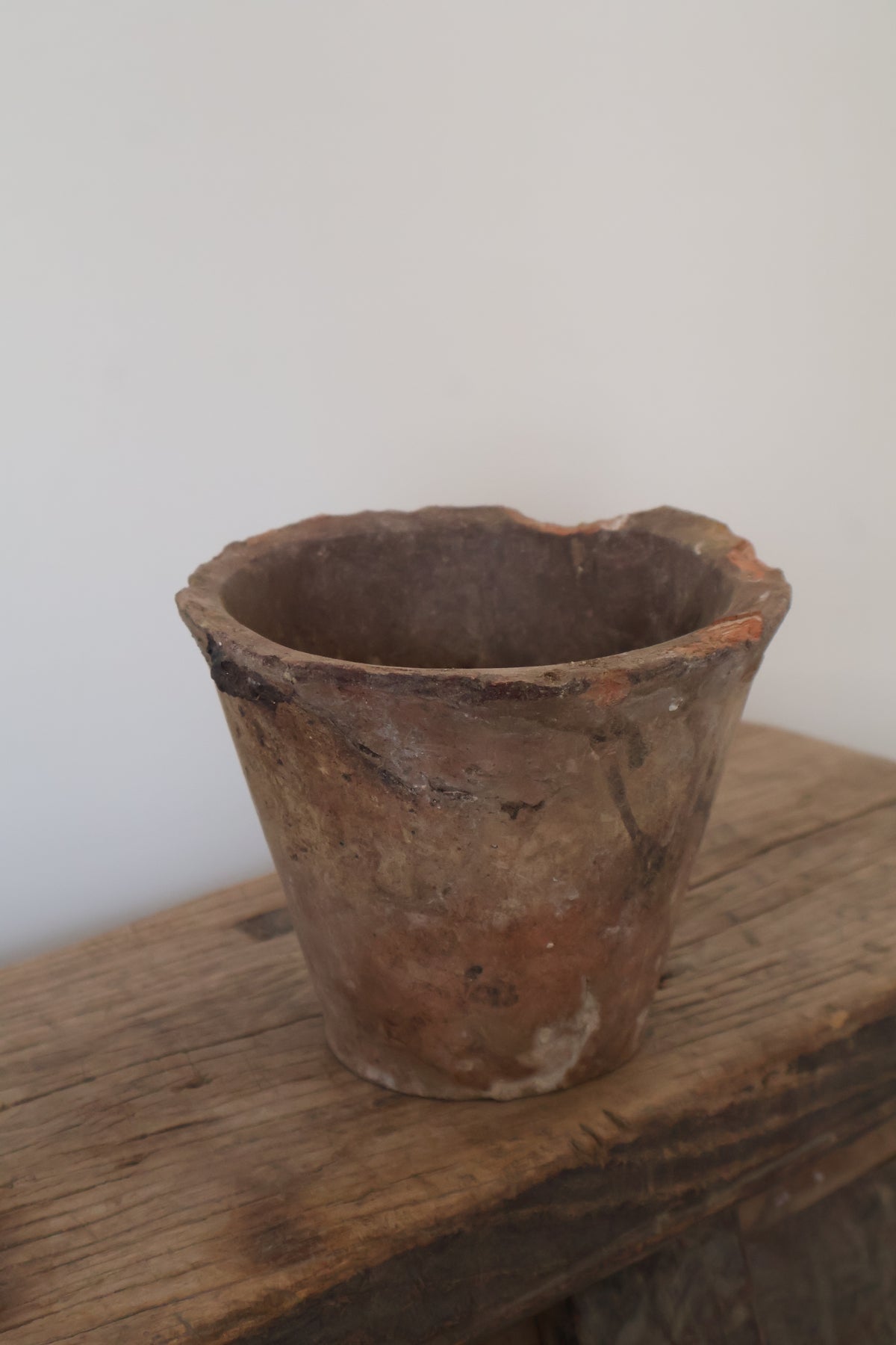 Antique French Pine Resin Pot