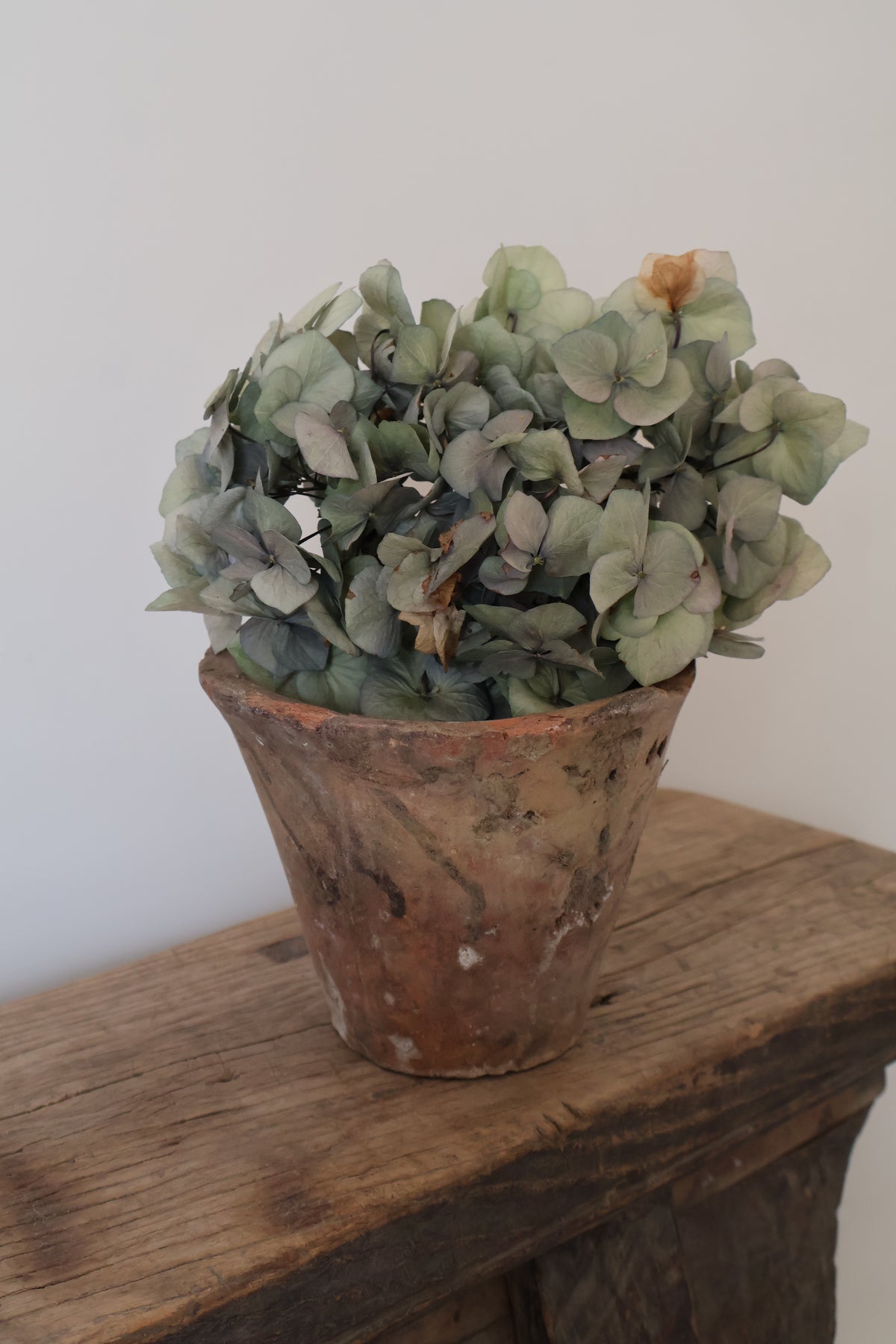 Antique French Pine Resin Pot
