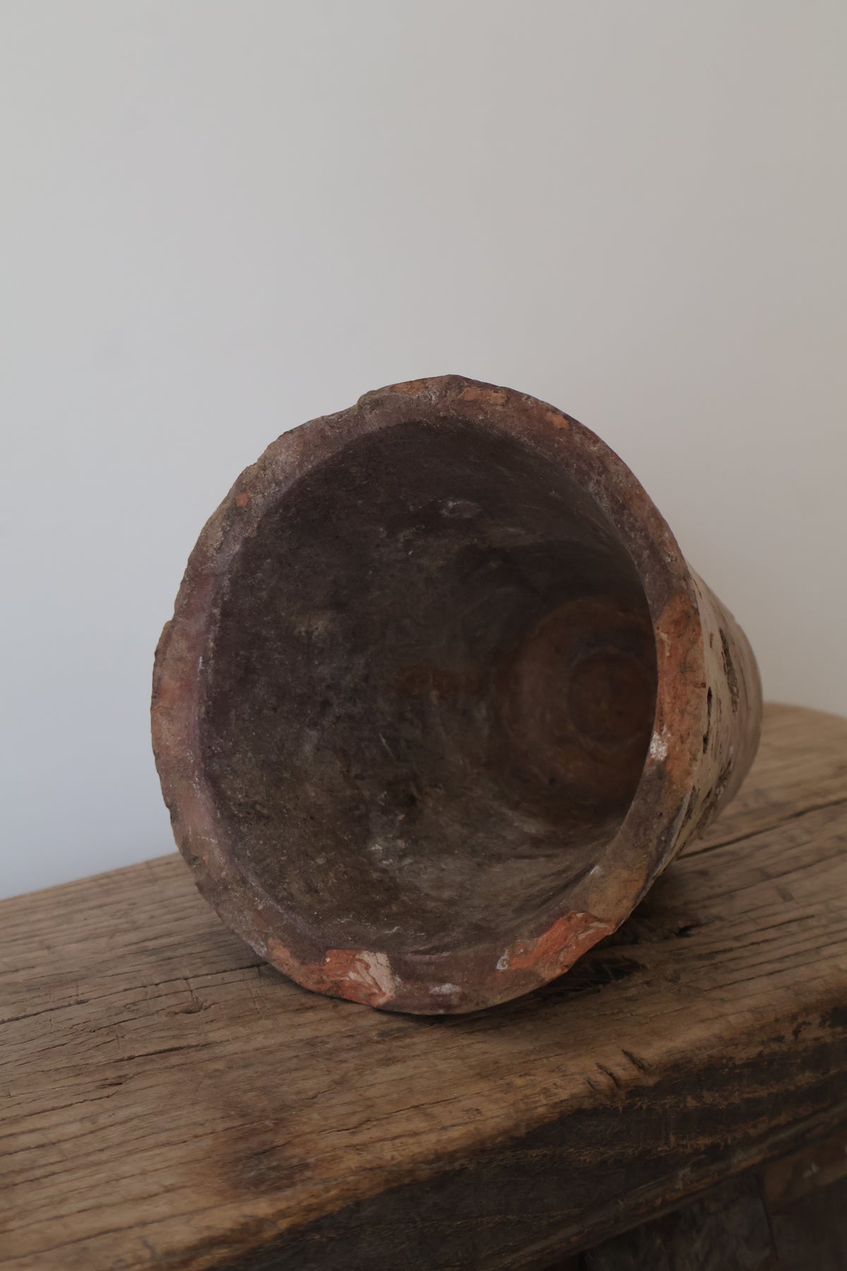 Antique French Pine Resin Pot