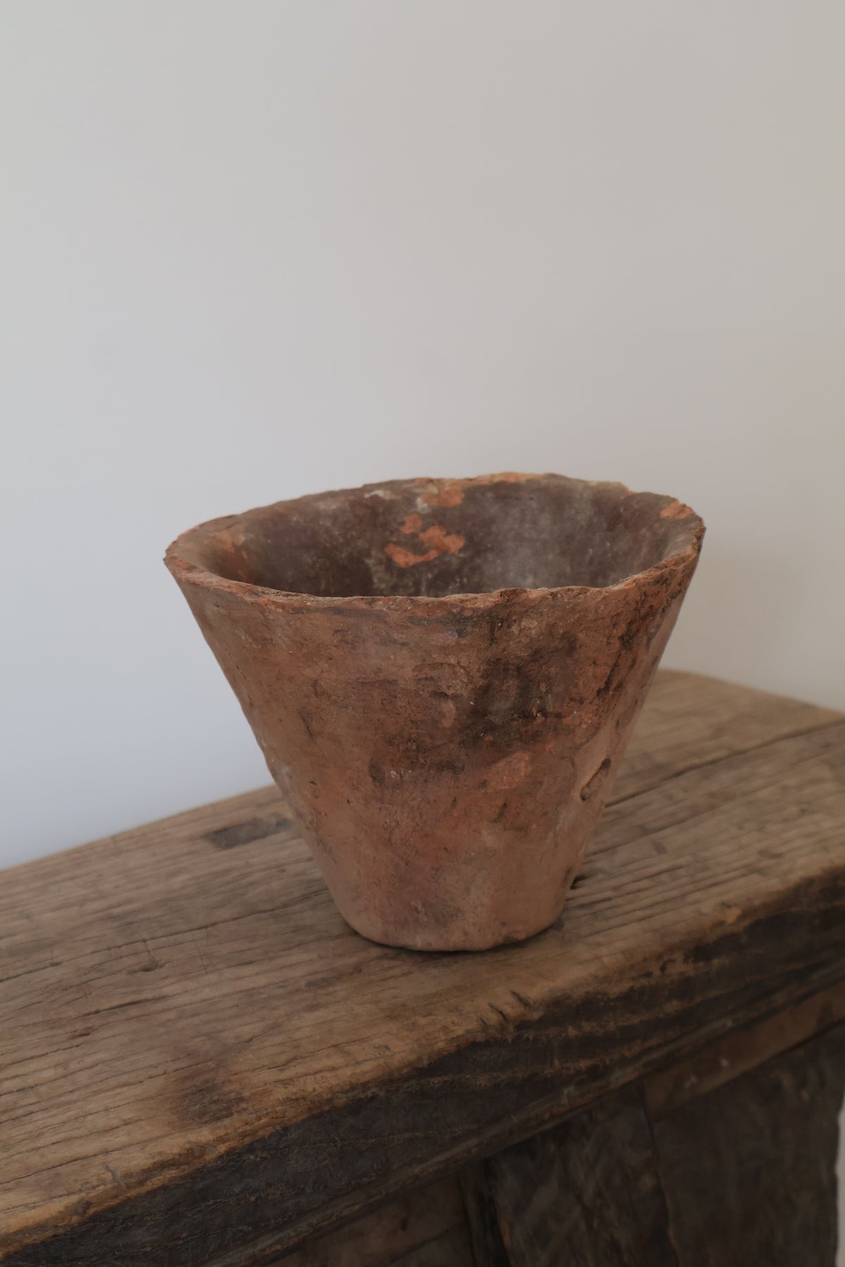 Antique French Pine Resin Pot