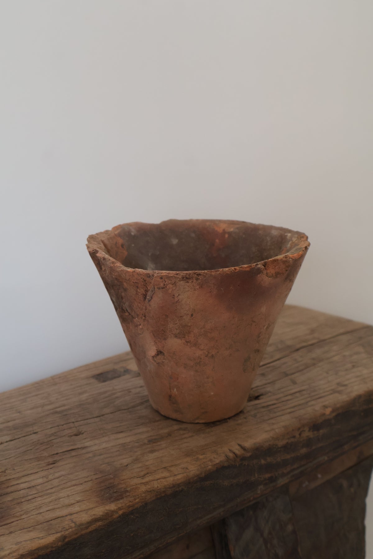 Antique French Pine Resin Pot