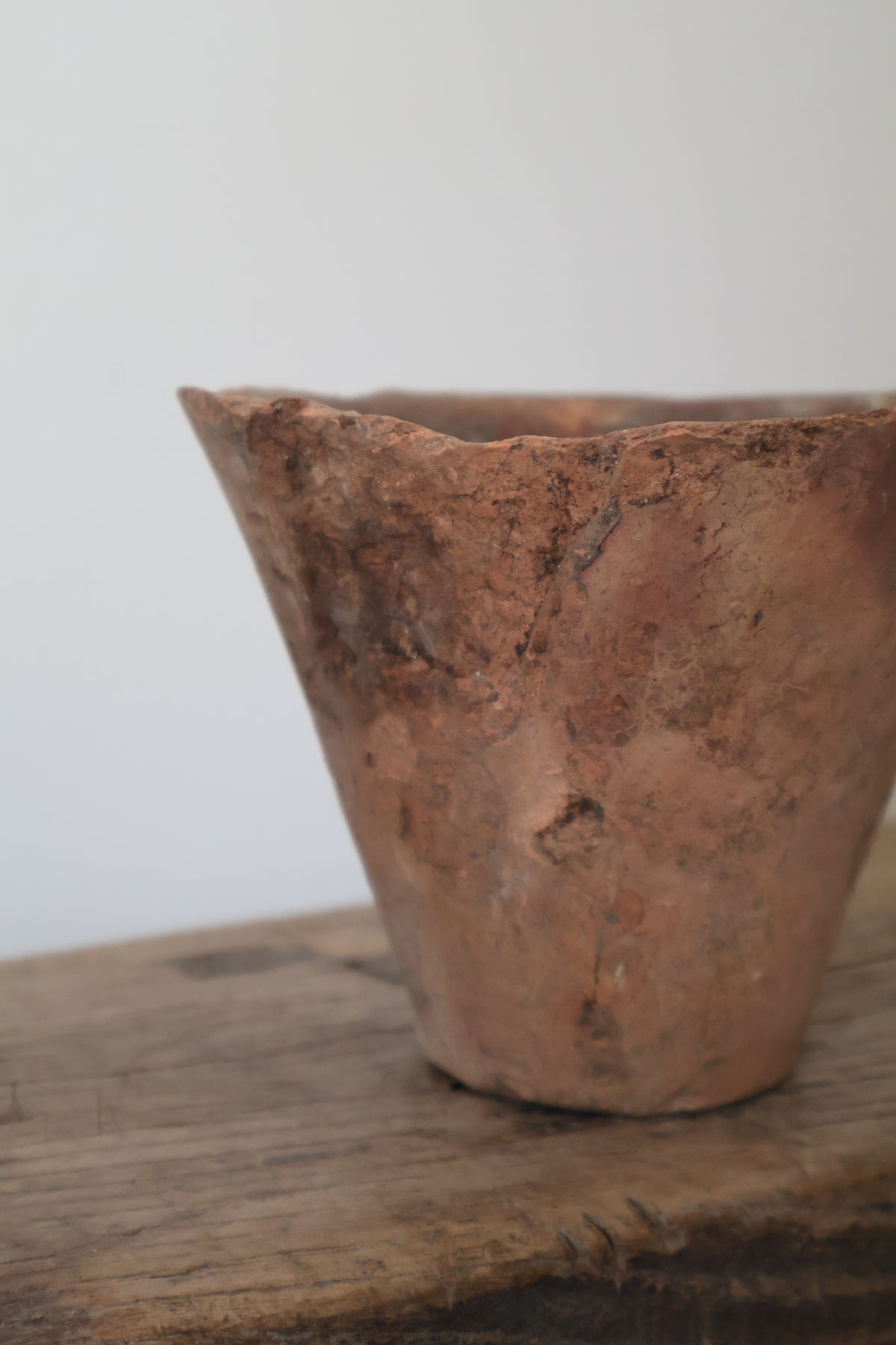 Antique French Pine Resin Pot