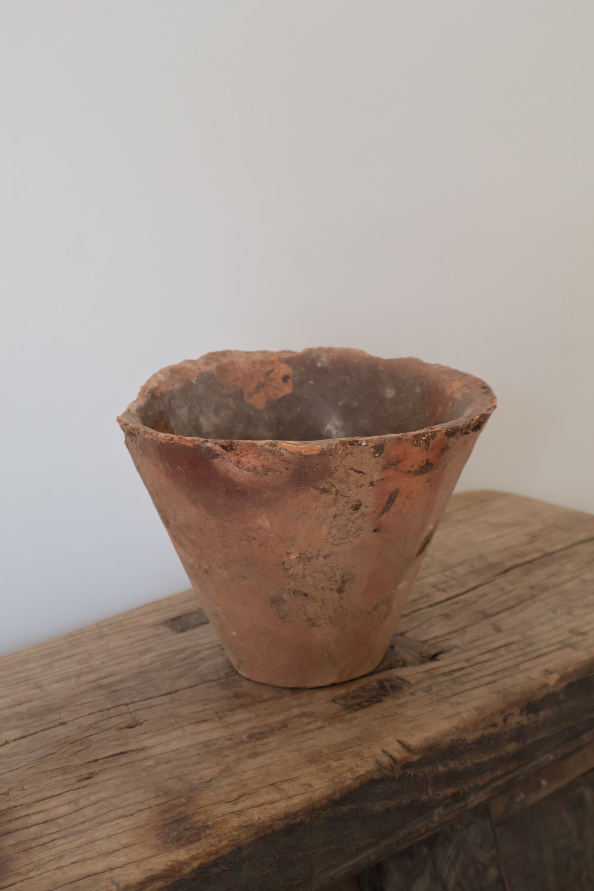 Antique French Pine Resin Pot