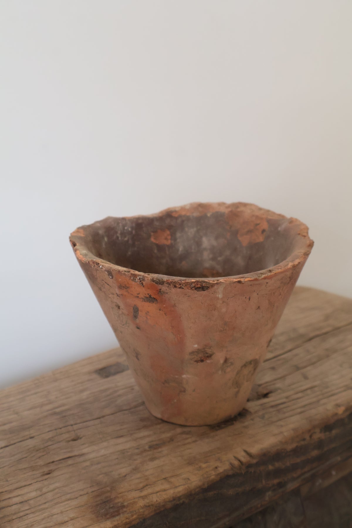 Antique French Pine Resin Pot