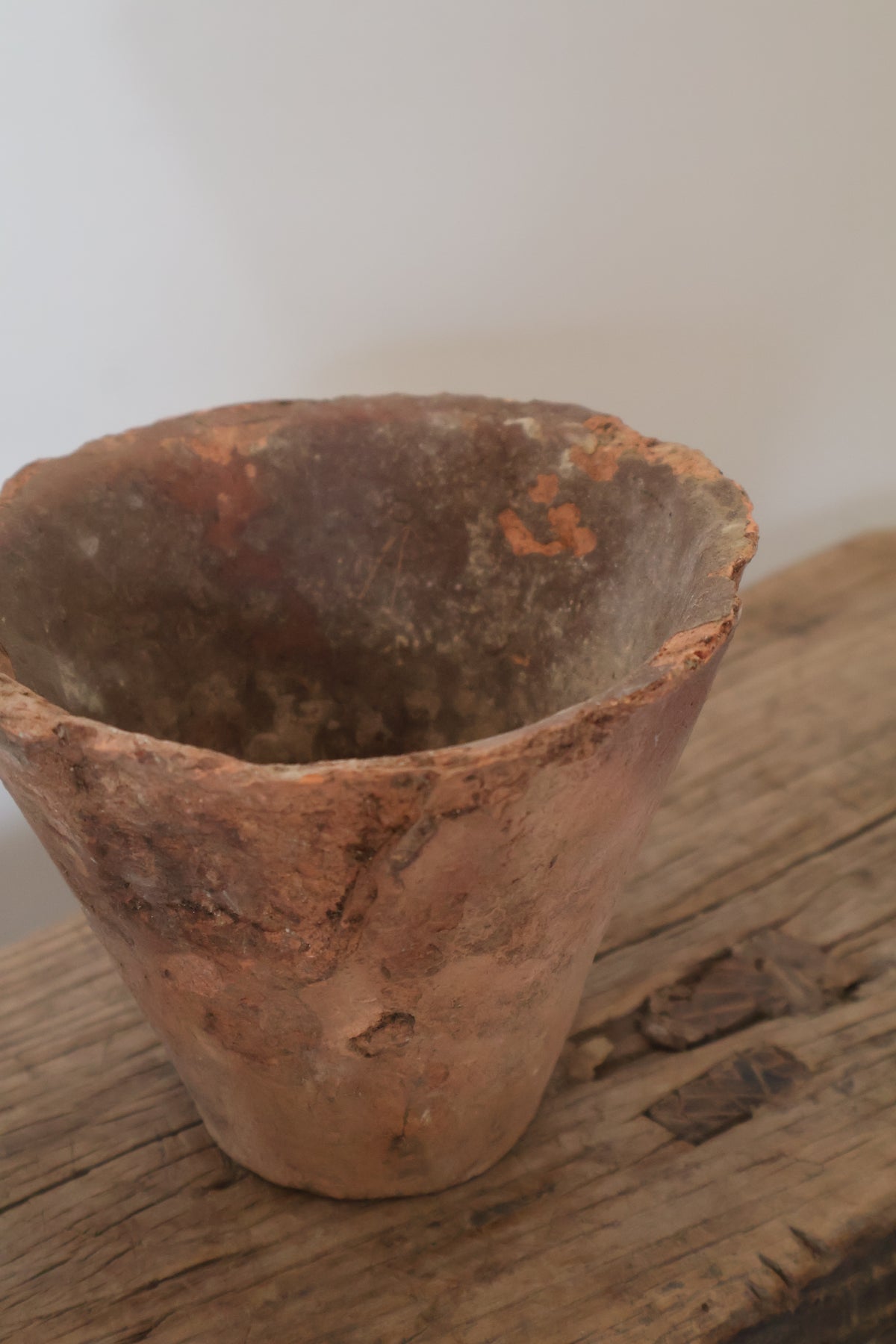 Antique French Pine Resin Pot