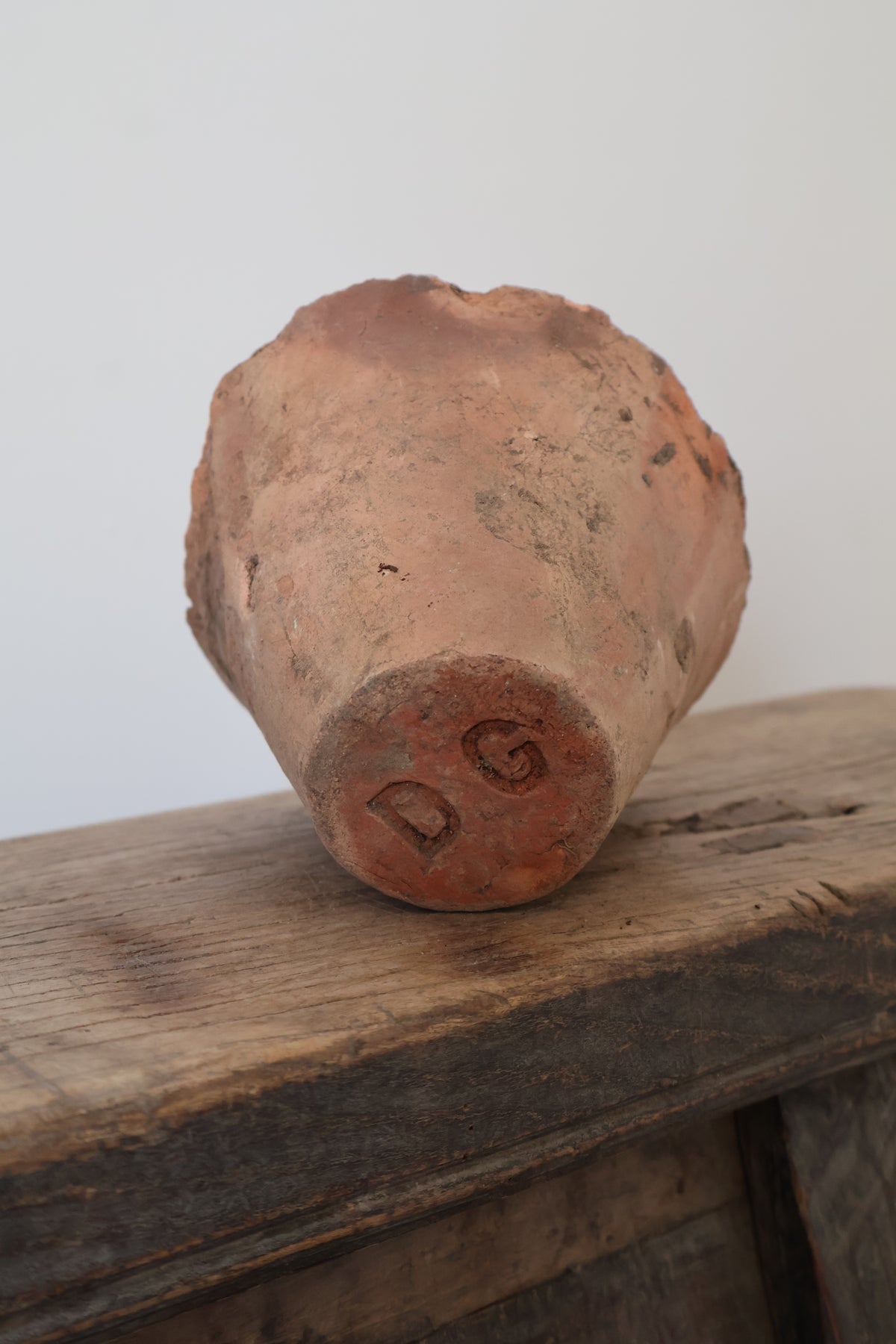 Antique French Pine Resin Pot