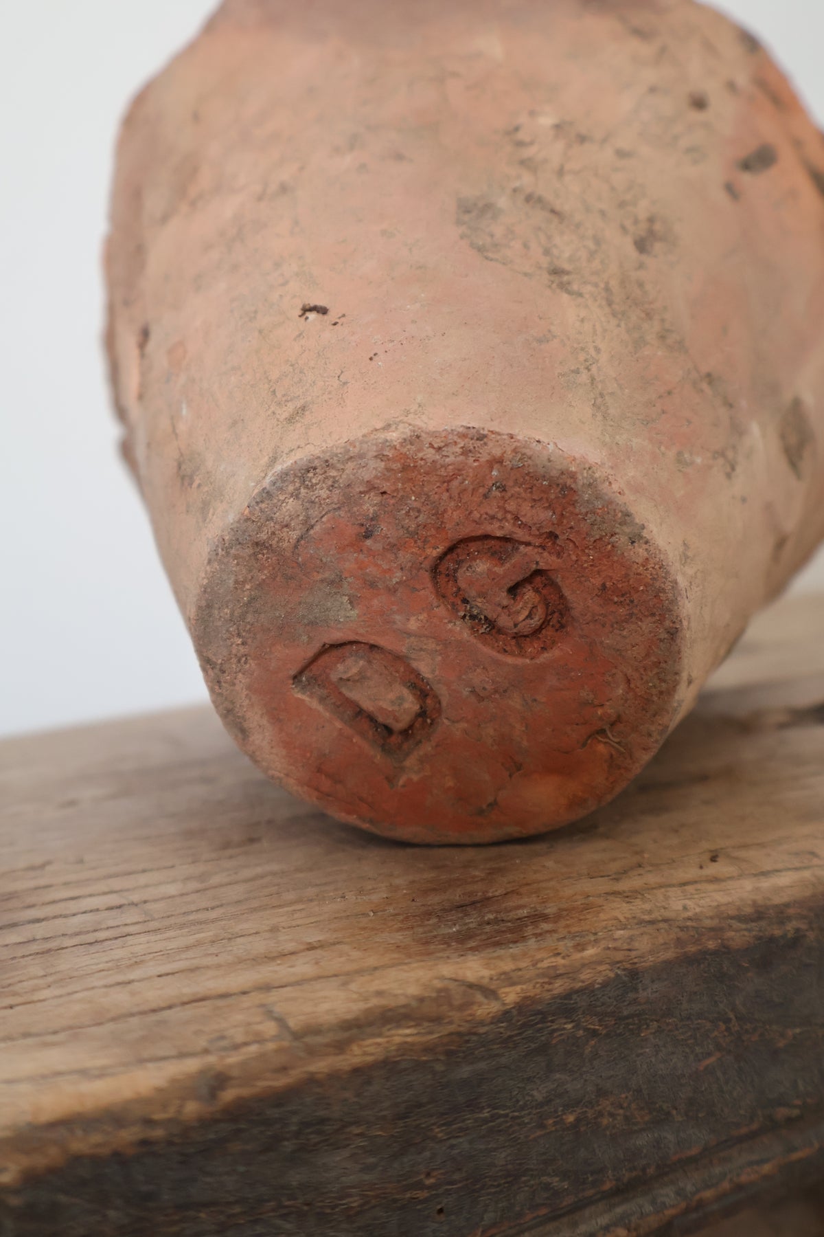 Antique French Pine Resin Pot