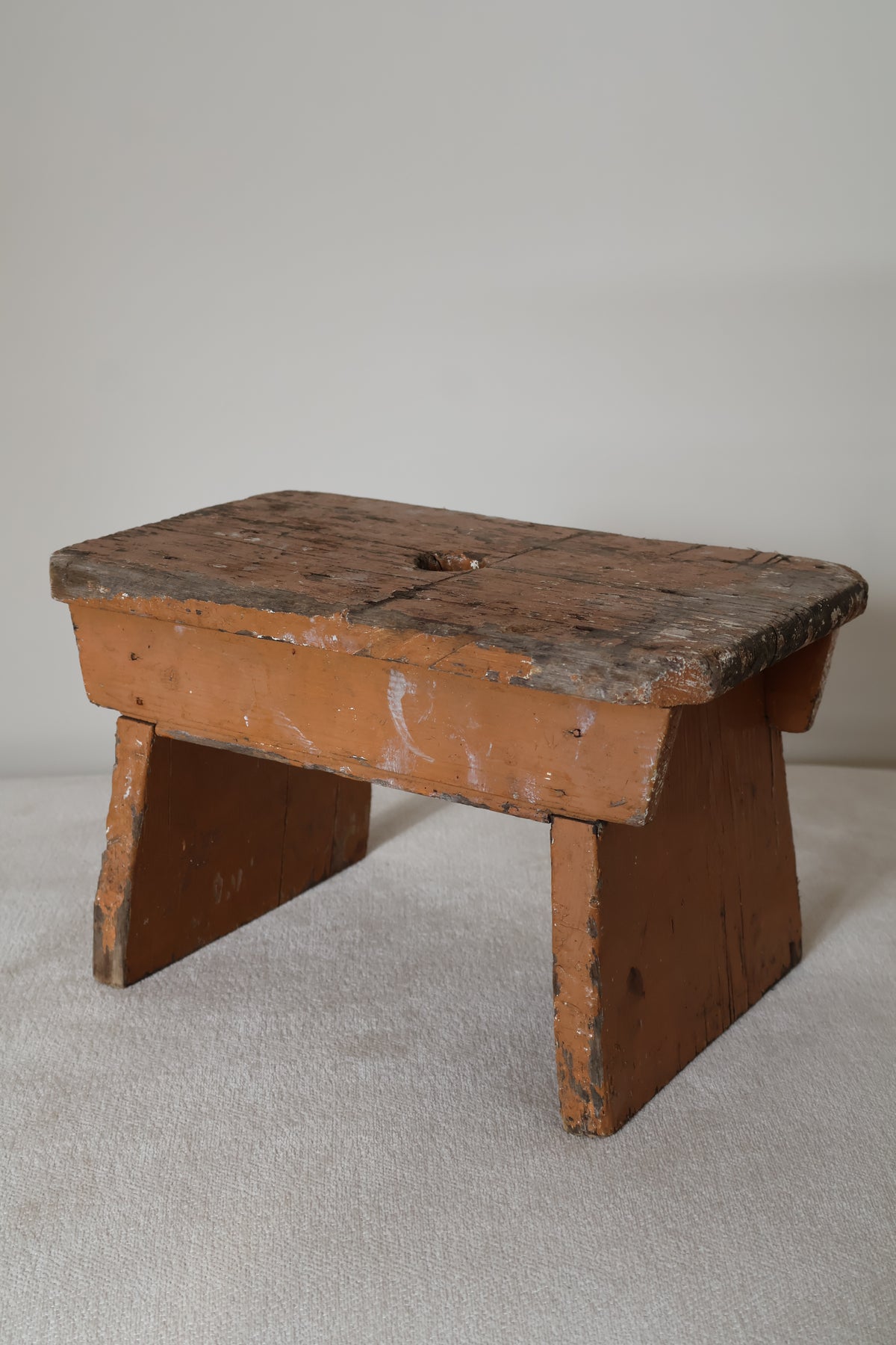 Antique Early 20th Century English Milking Stool