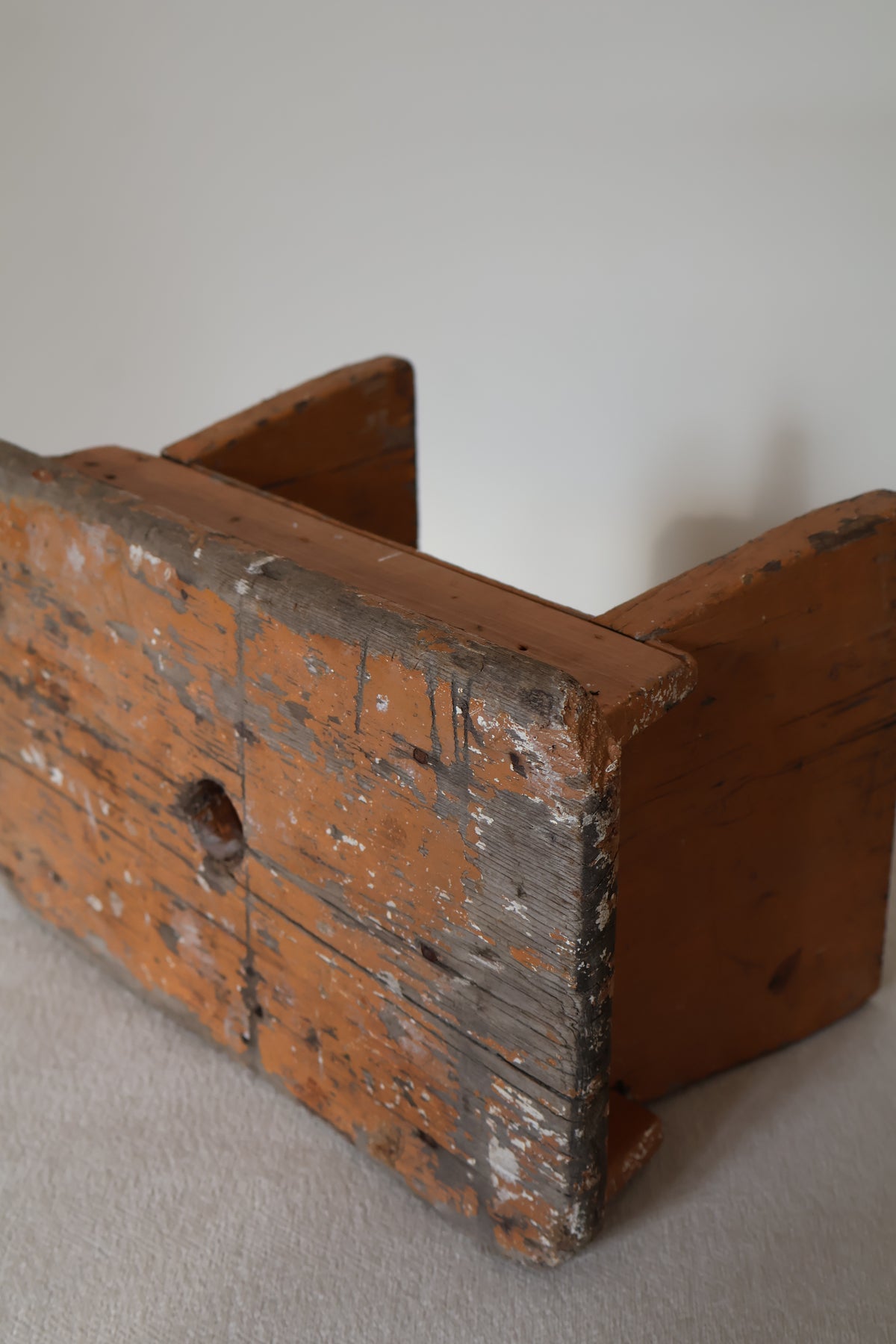 Antique Early 20th Century English Milking Stool
