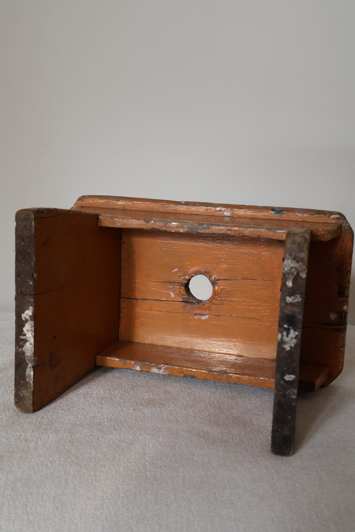 Antique Early 20th Century English Milking Stool