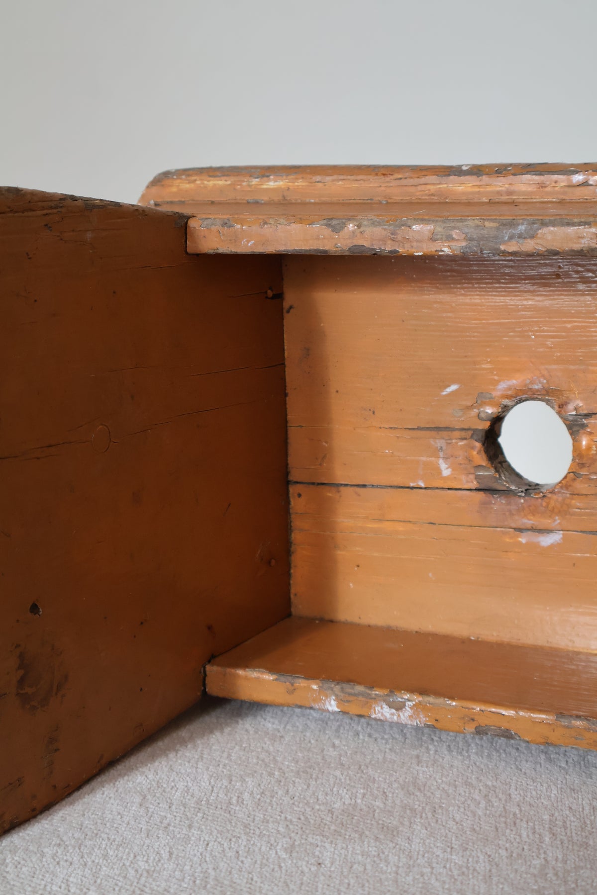 Antique Early 20th Century English Milking Stool