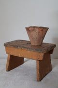 Antique Early 20th Century English Milking Stool