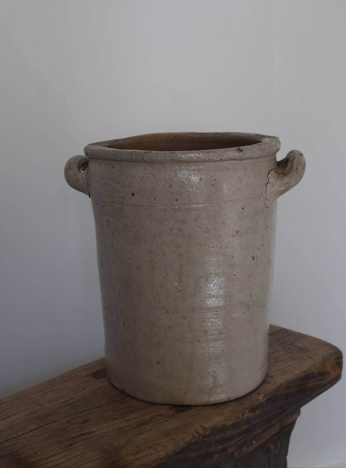 Antique French Stoneware Pot