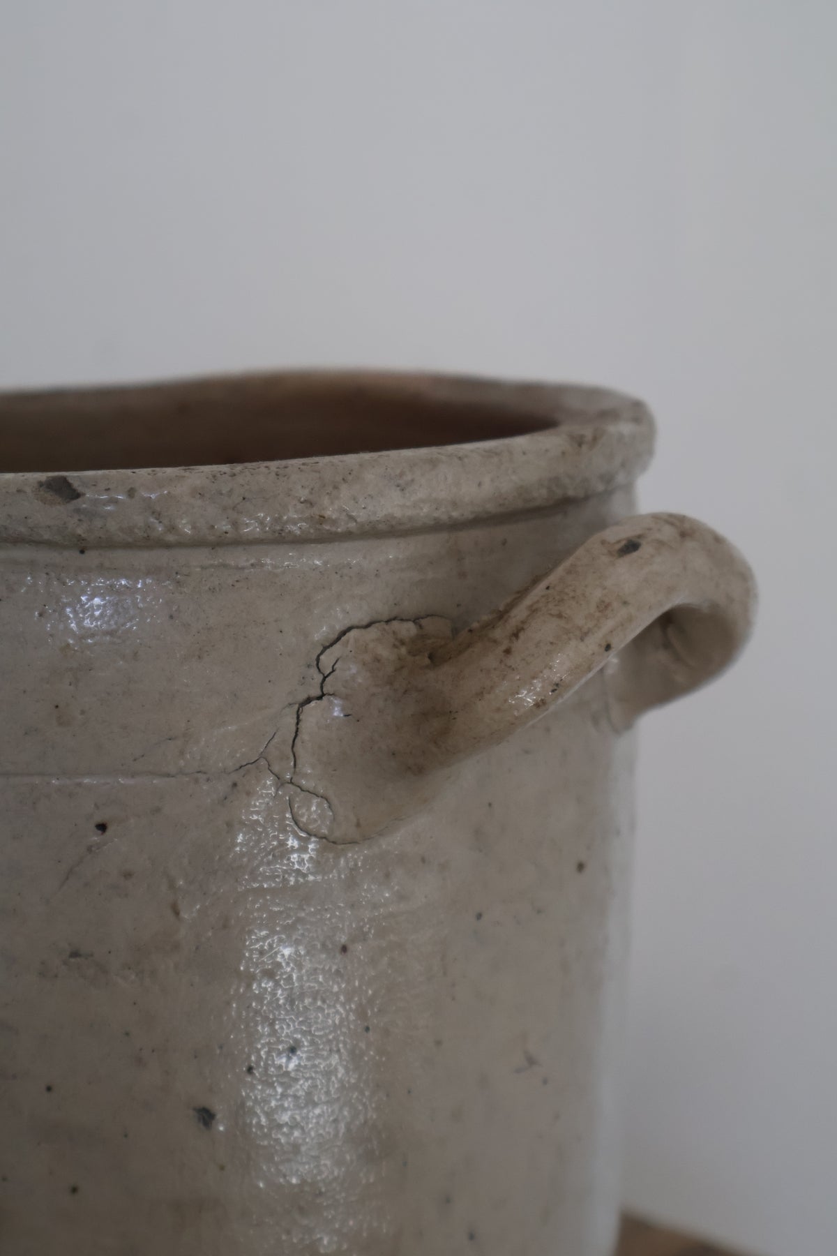 Antique French Stoneware Pot