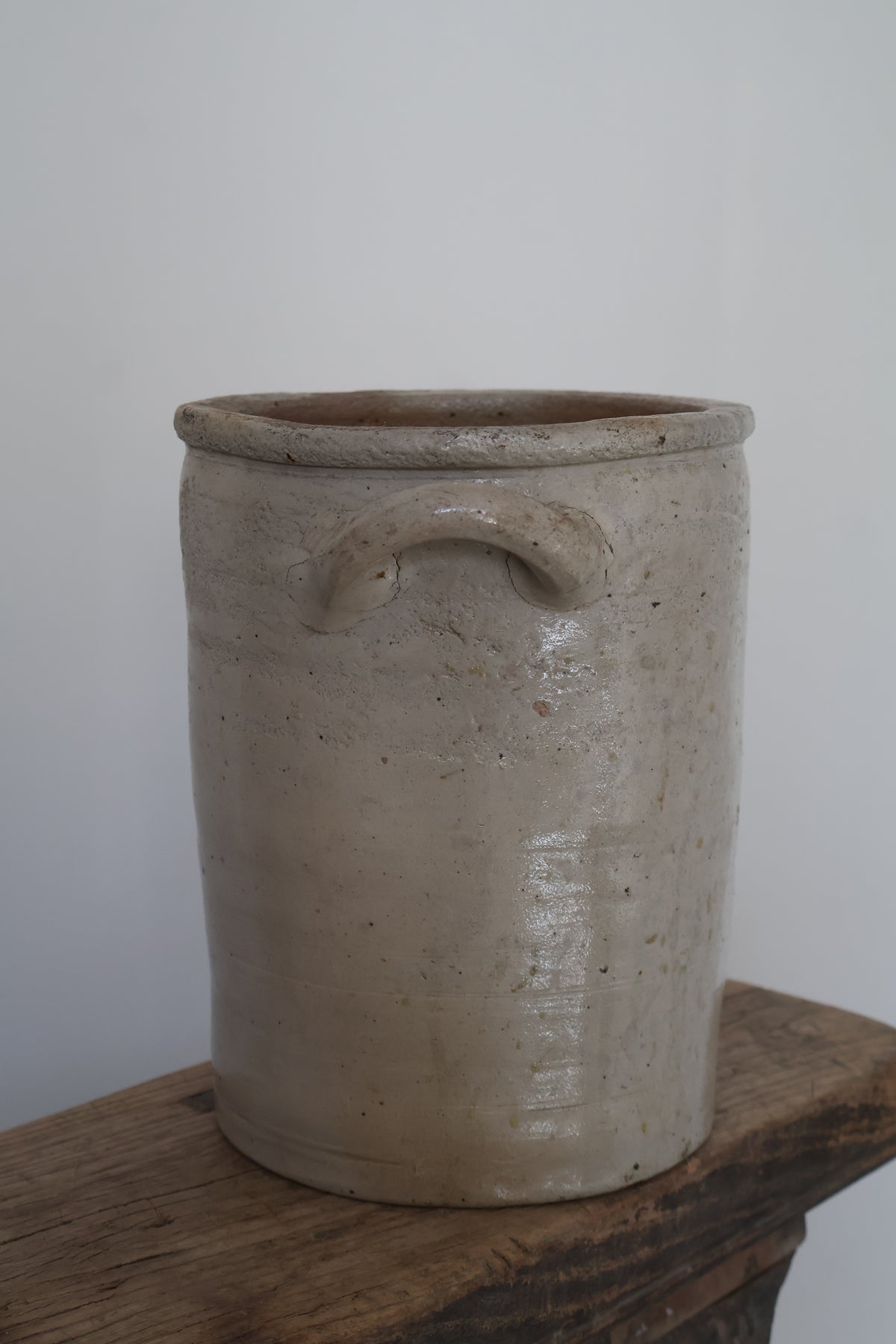 Antique French Stoneware Pot