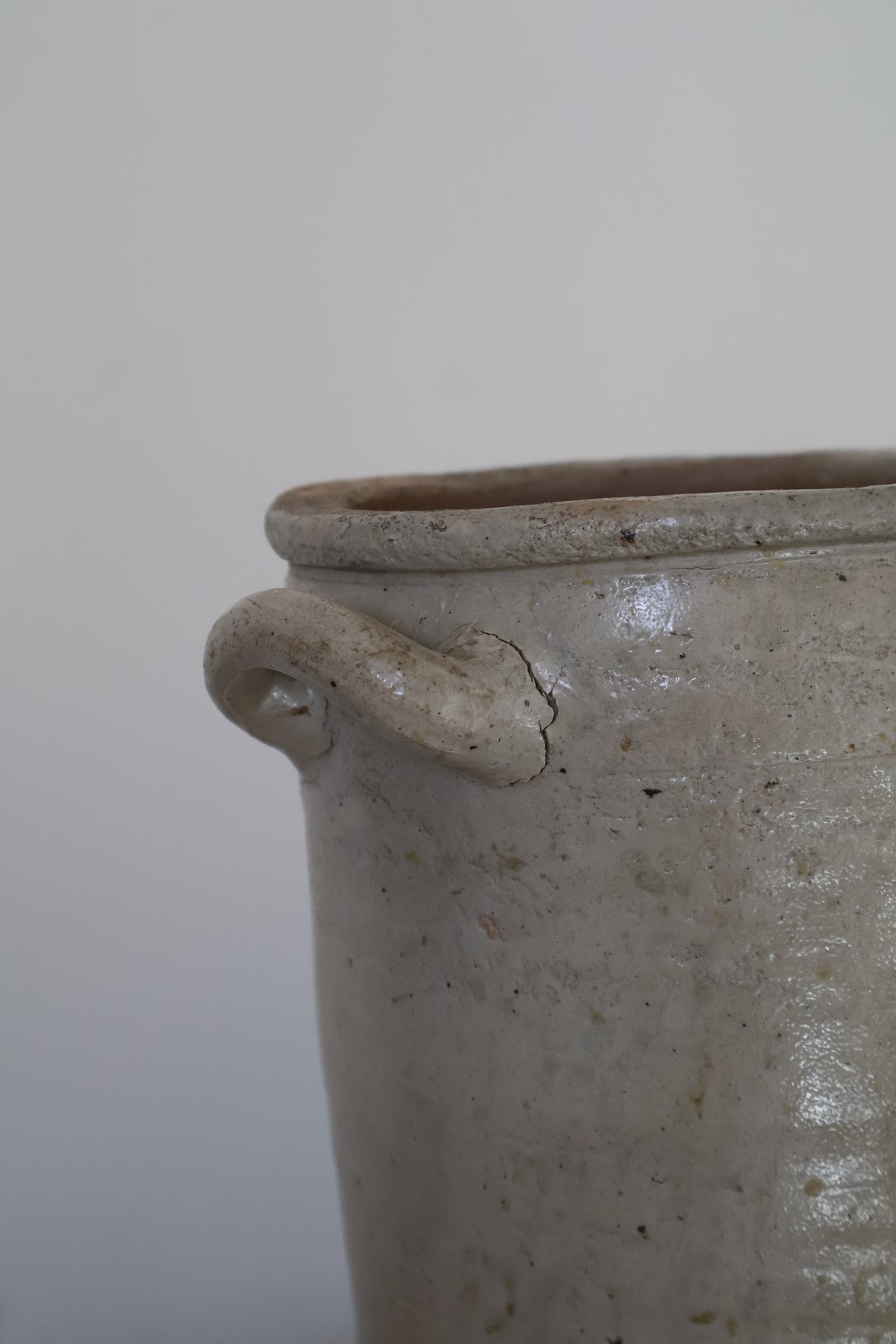 Antique French Stoneware Pot