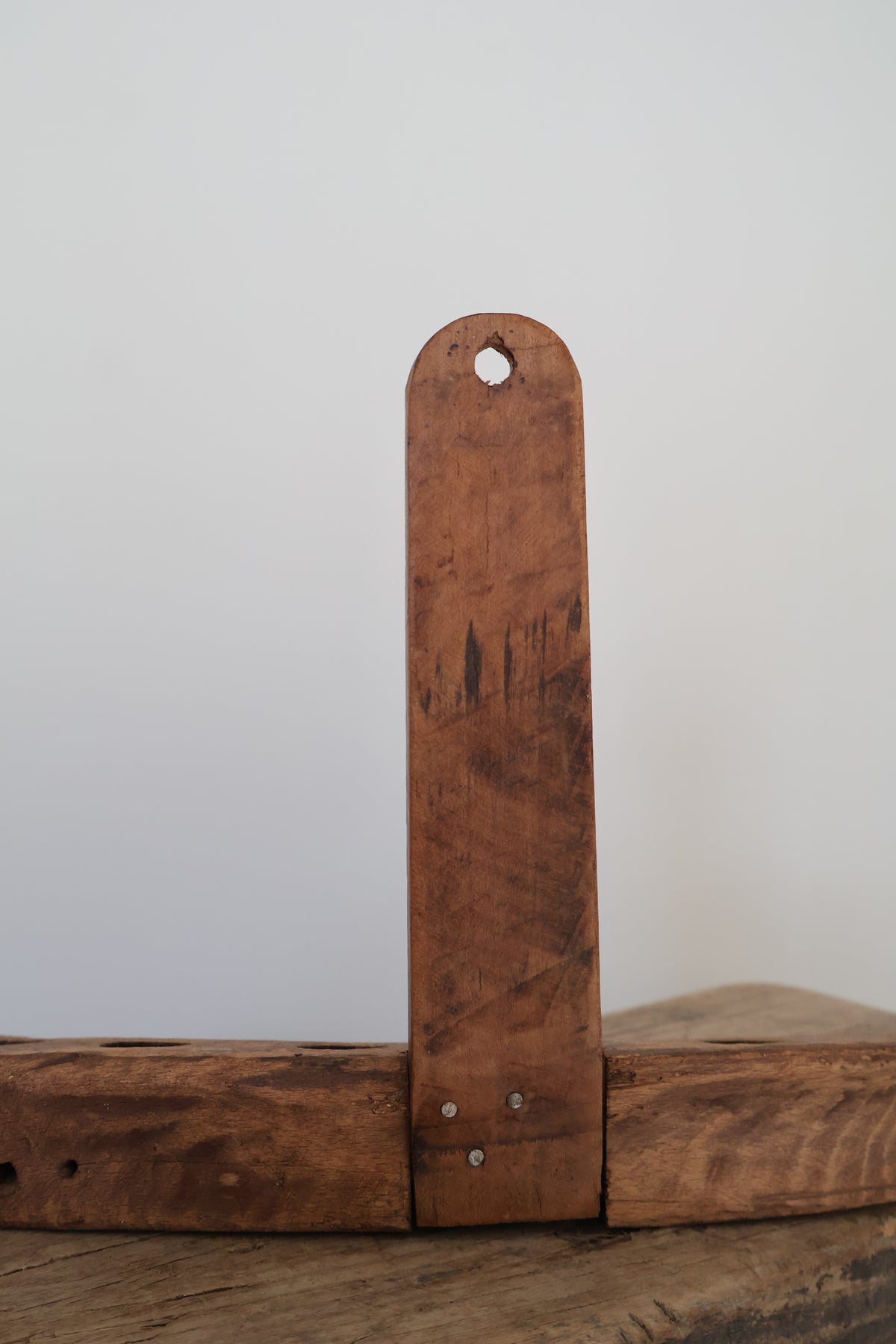 Vintage Primitive Eastern European Spoon Rack