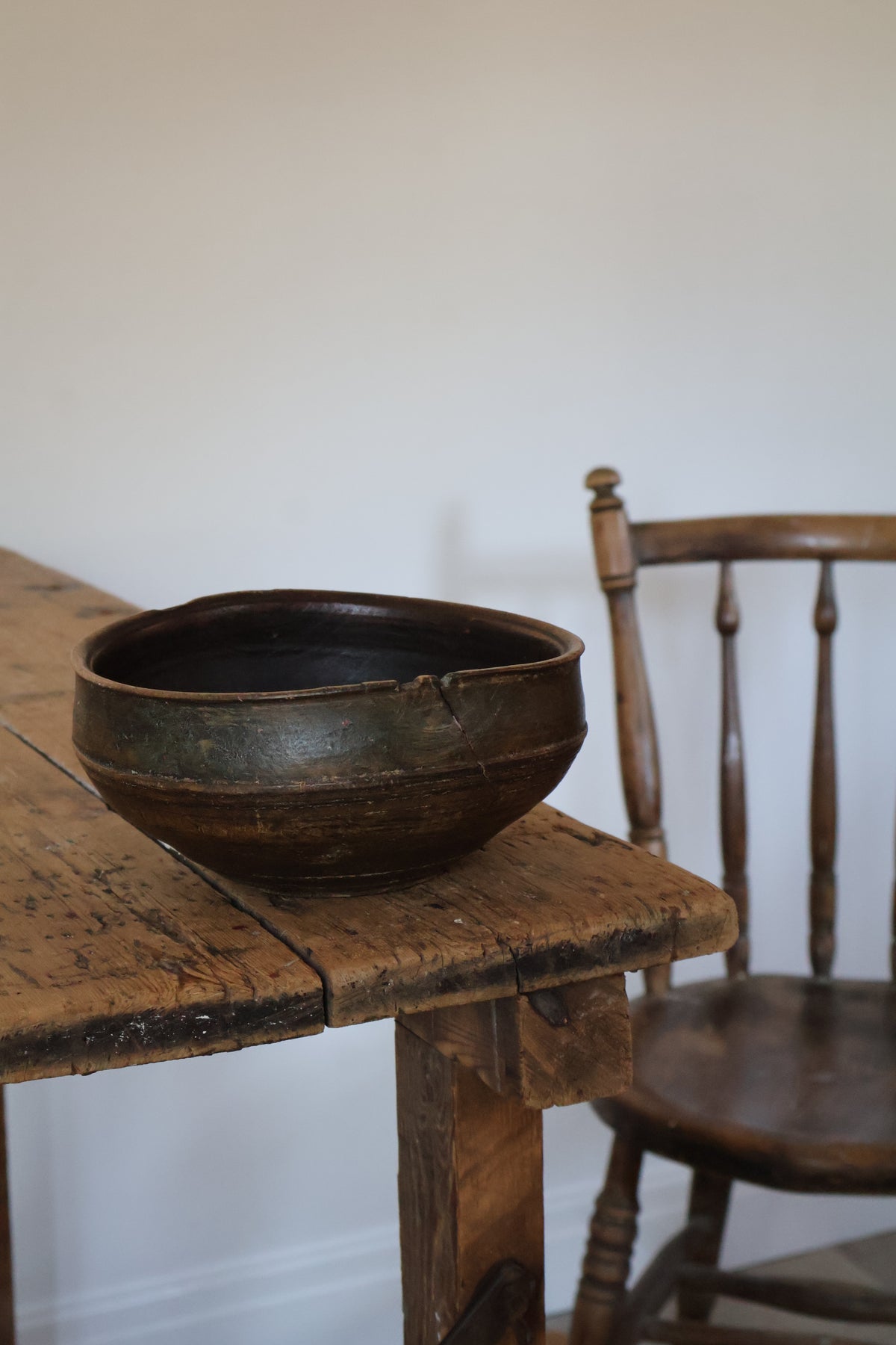 Antique c1820s Swedish Ale Bowl