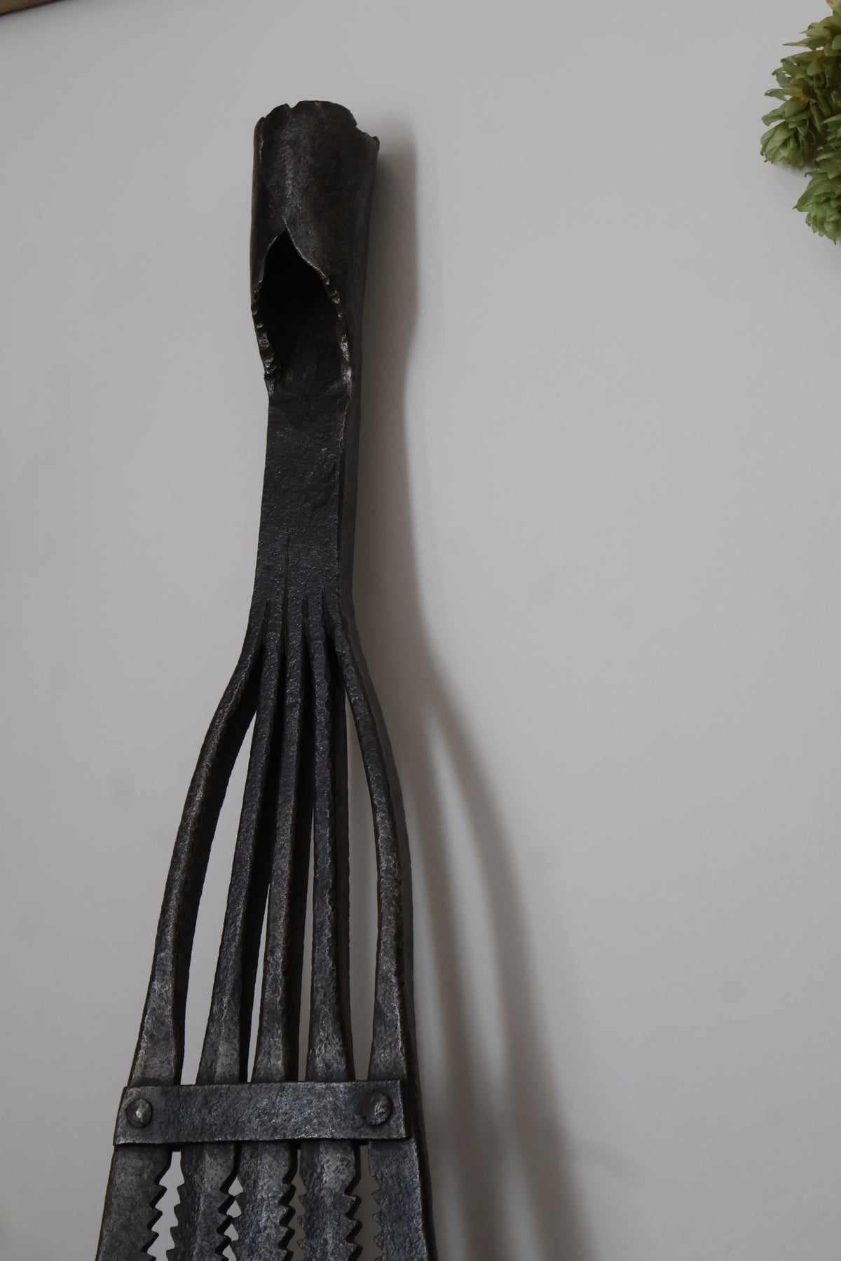 Antique Late 19th Century Wrought Iron Eel Spear
