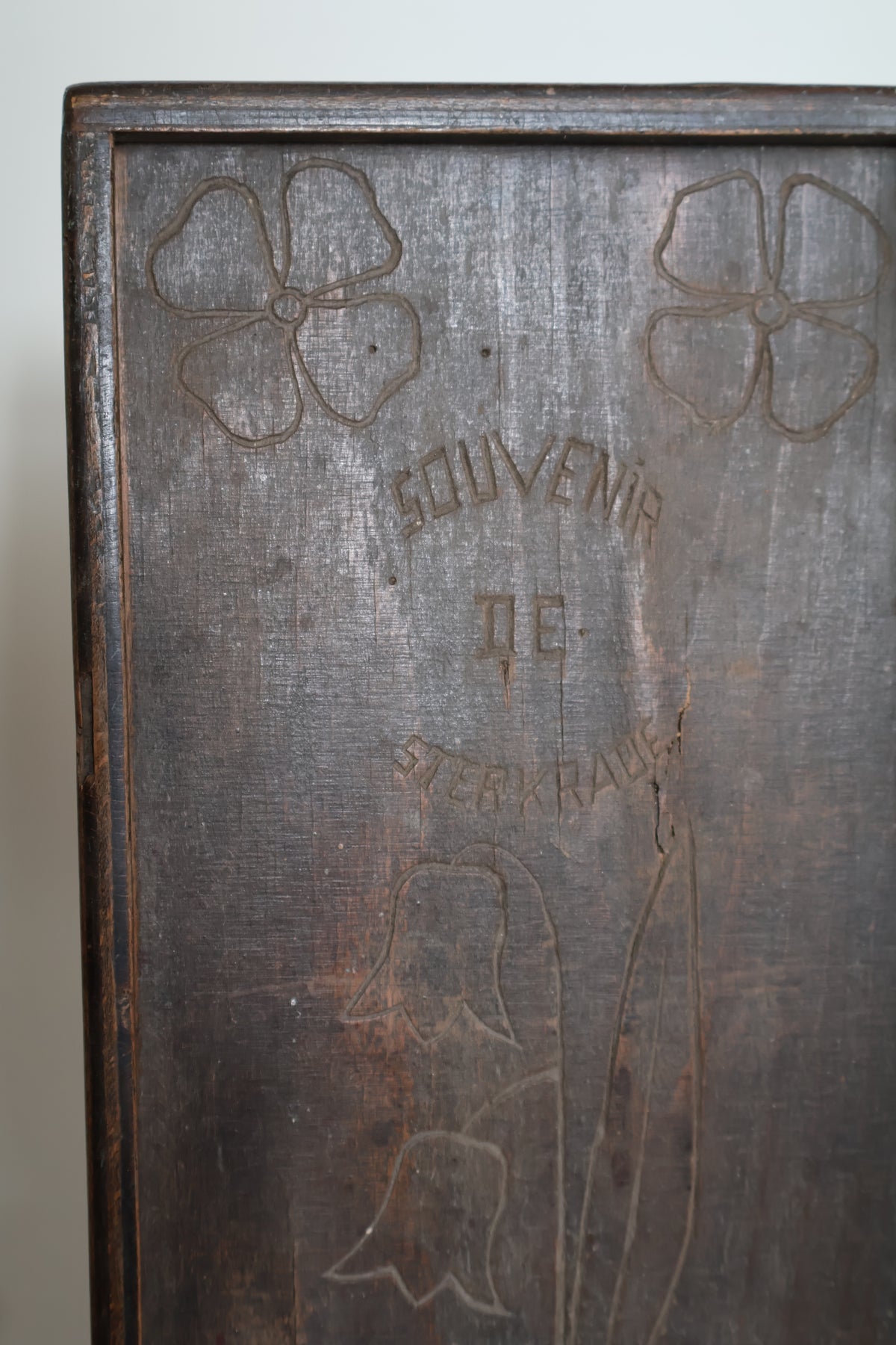 c1944 Prisoner of War Folk Art Box