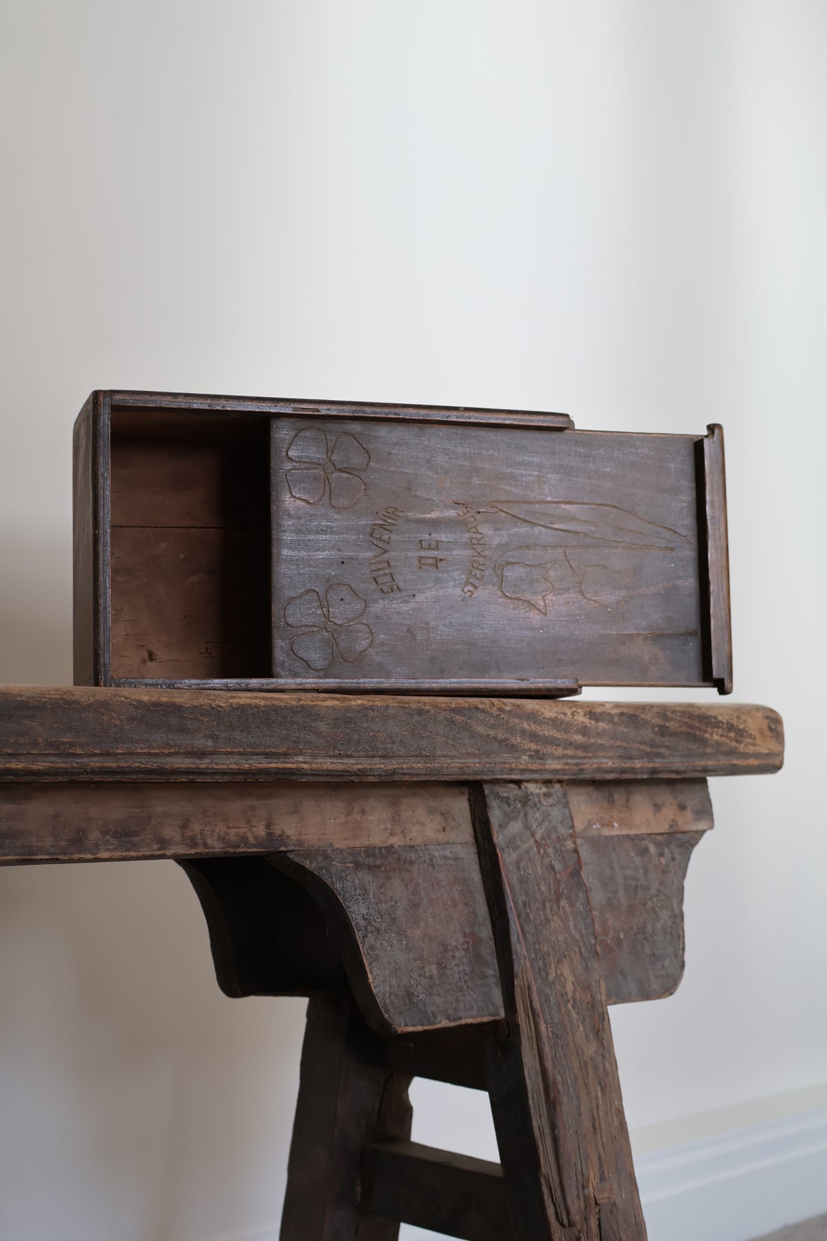 c1944 Prisoner of War Folk Art Box