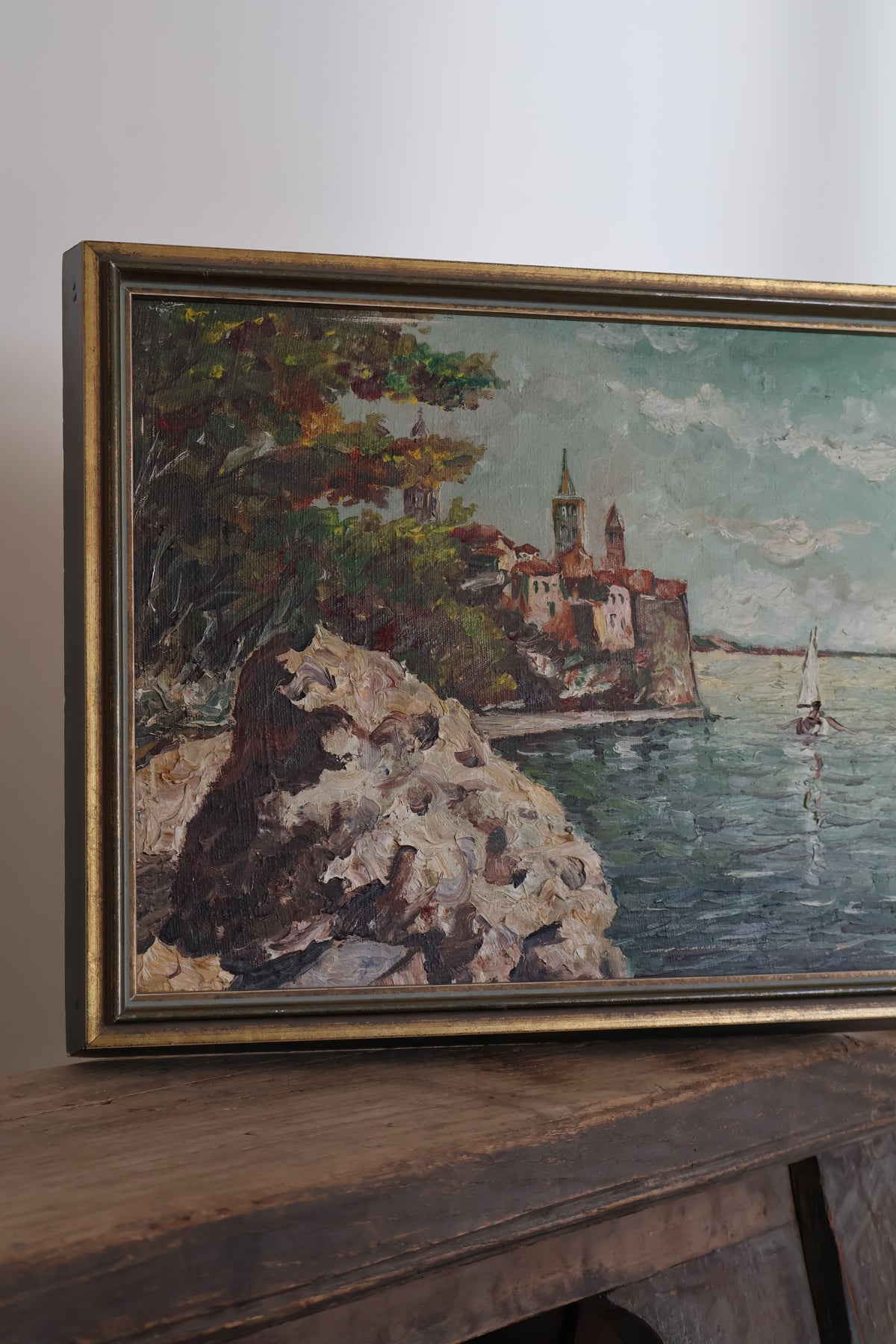 Vintage c1962 Vintage Oil on Canvas