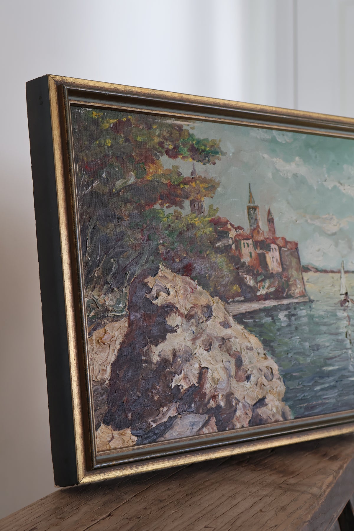 Vintage c1962 Vintage Oil on Canvas