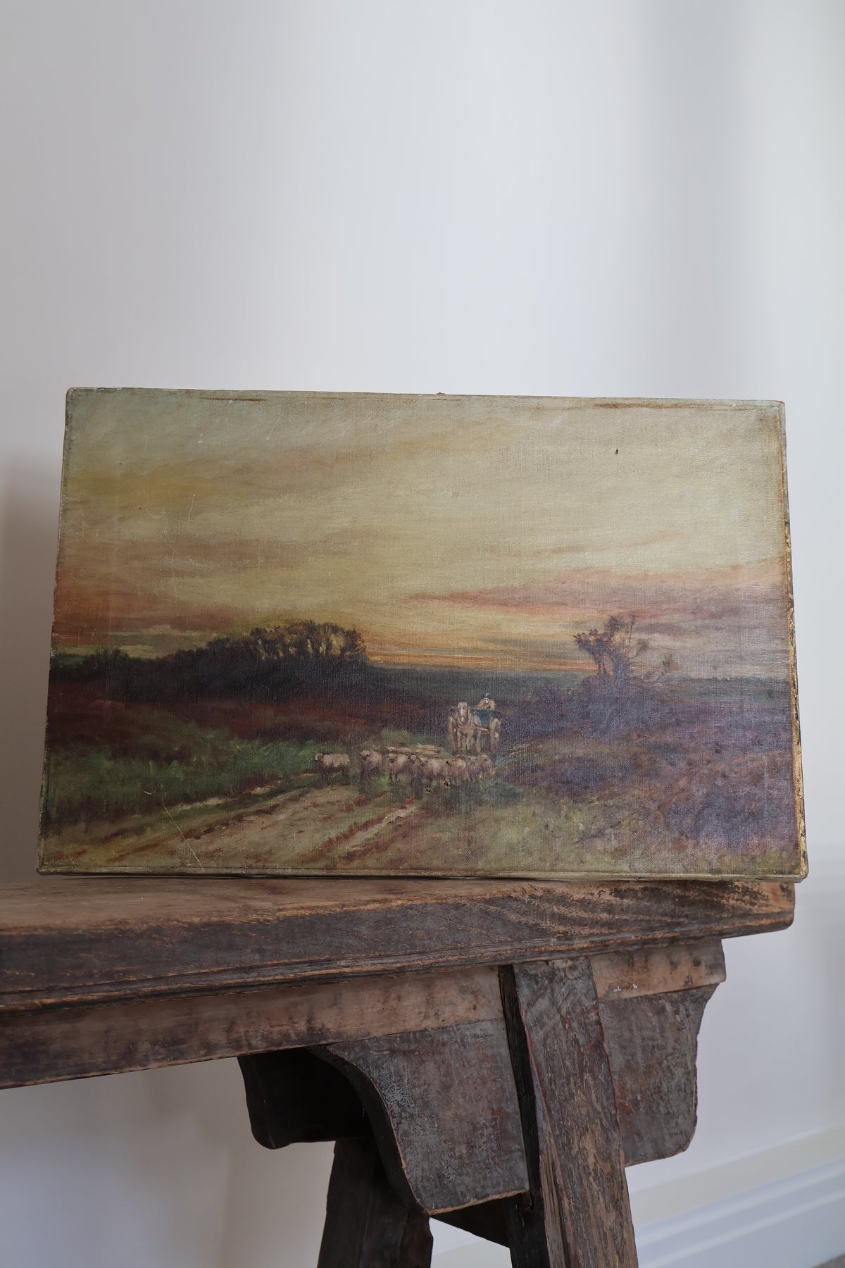 Antique Late 19th/Early 20th Century Oil on Canvas
