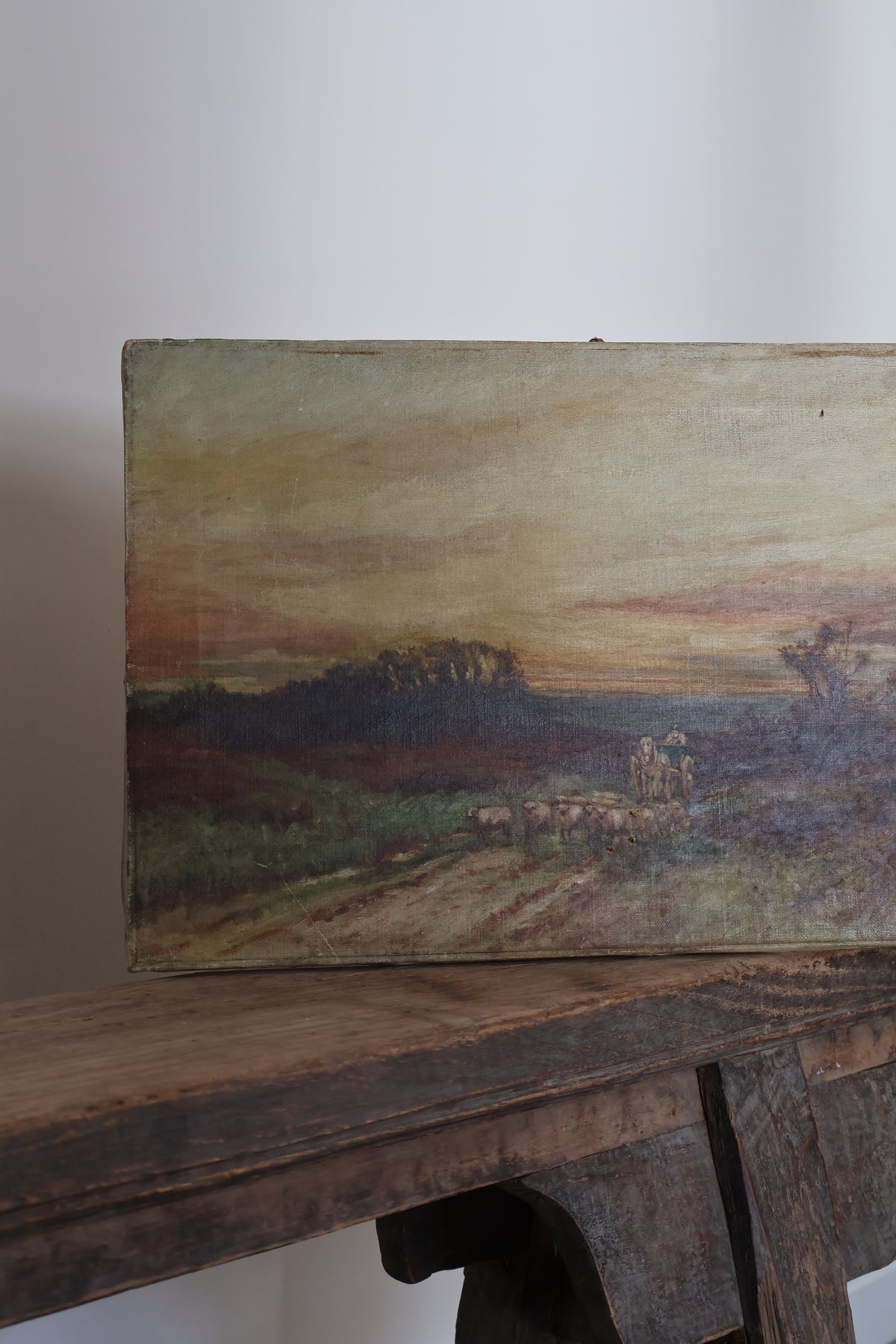 Antique Late 19th/Early 20th Century Oil on Canvas