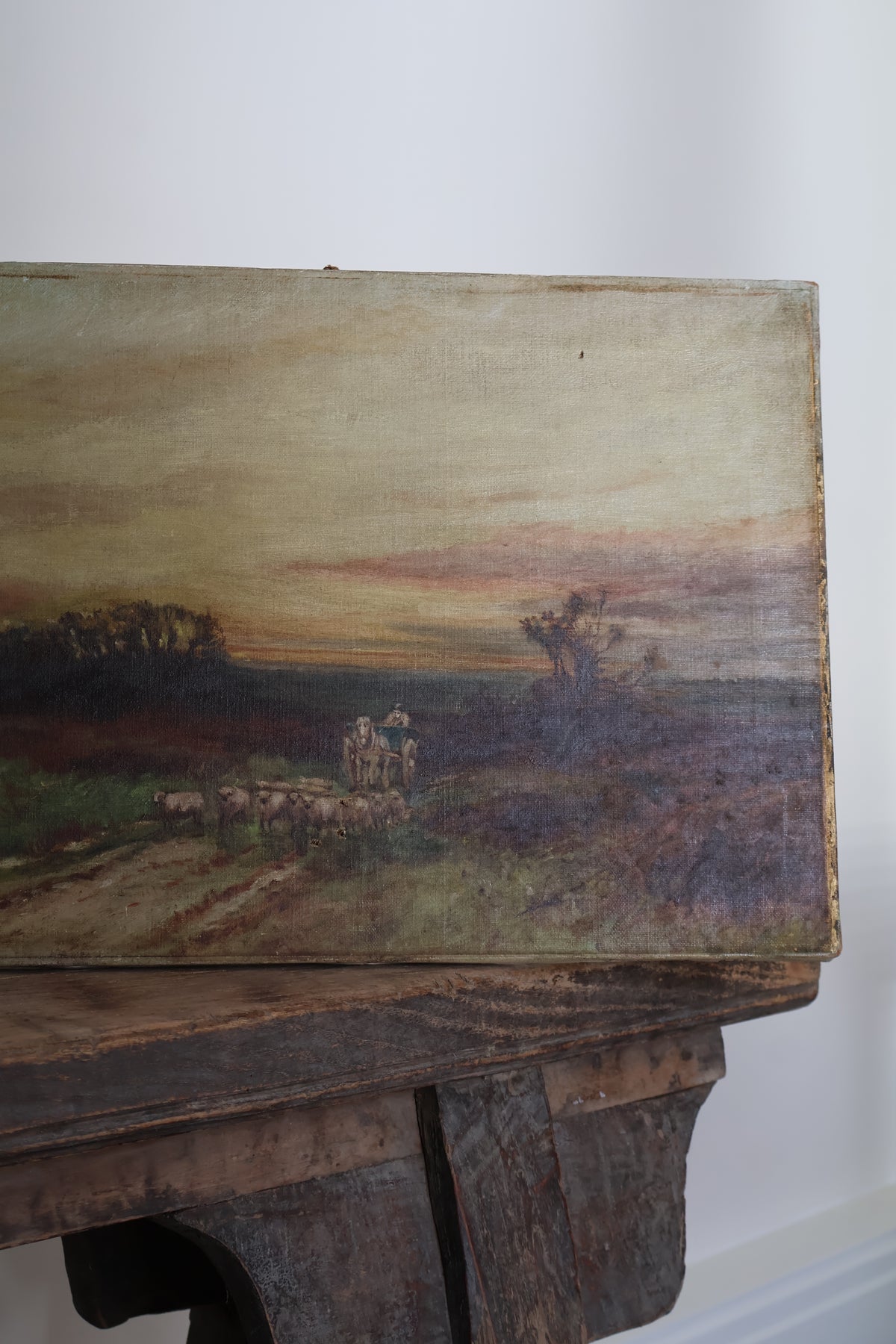 Antique Late 19th/Early 20th Century Oil on Canvas
