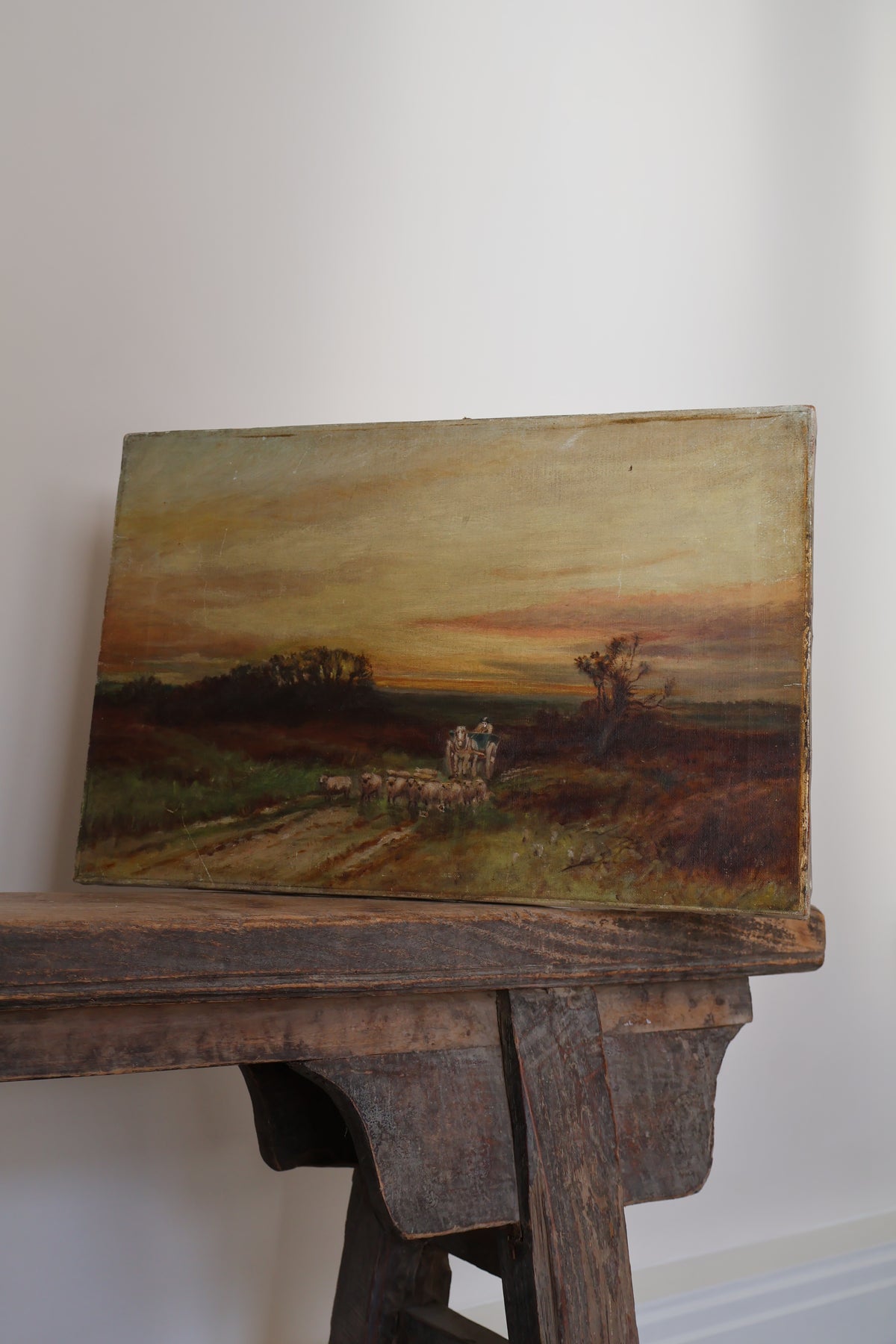 Antique Late 19th/Early 20th Century Oil on Canvas