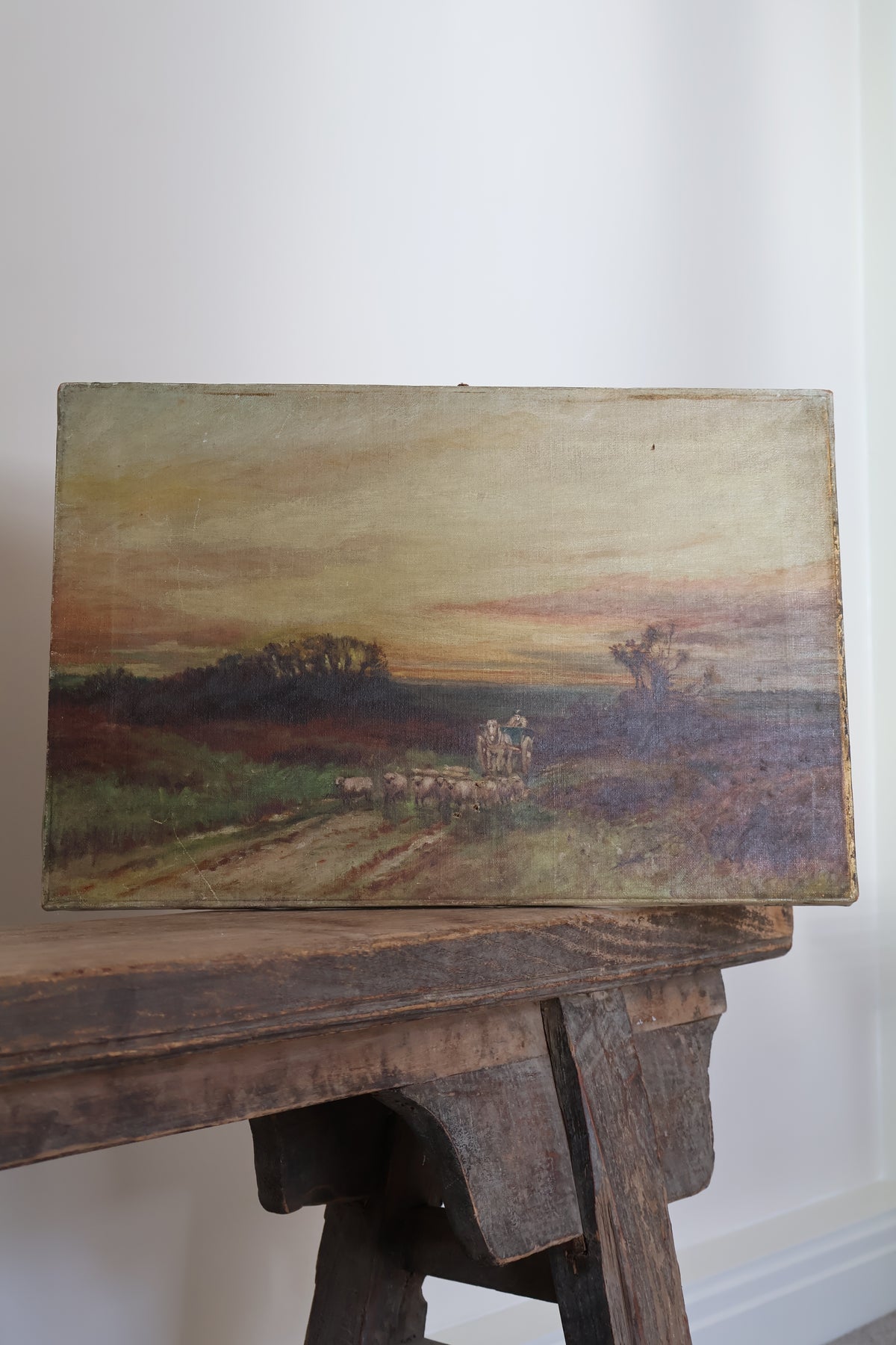 Antique Late 19th/Early 20th Century Oil on Canvas