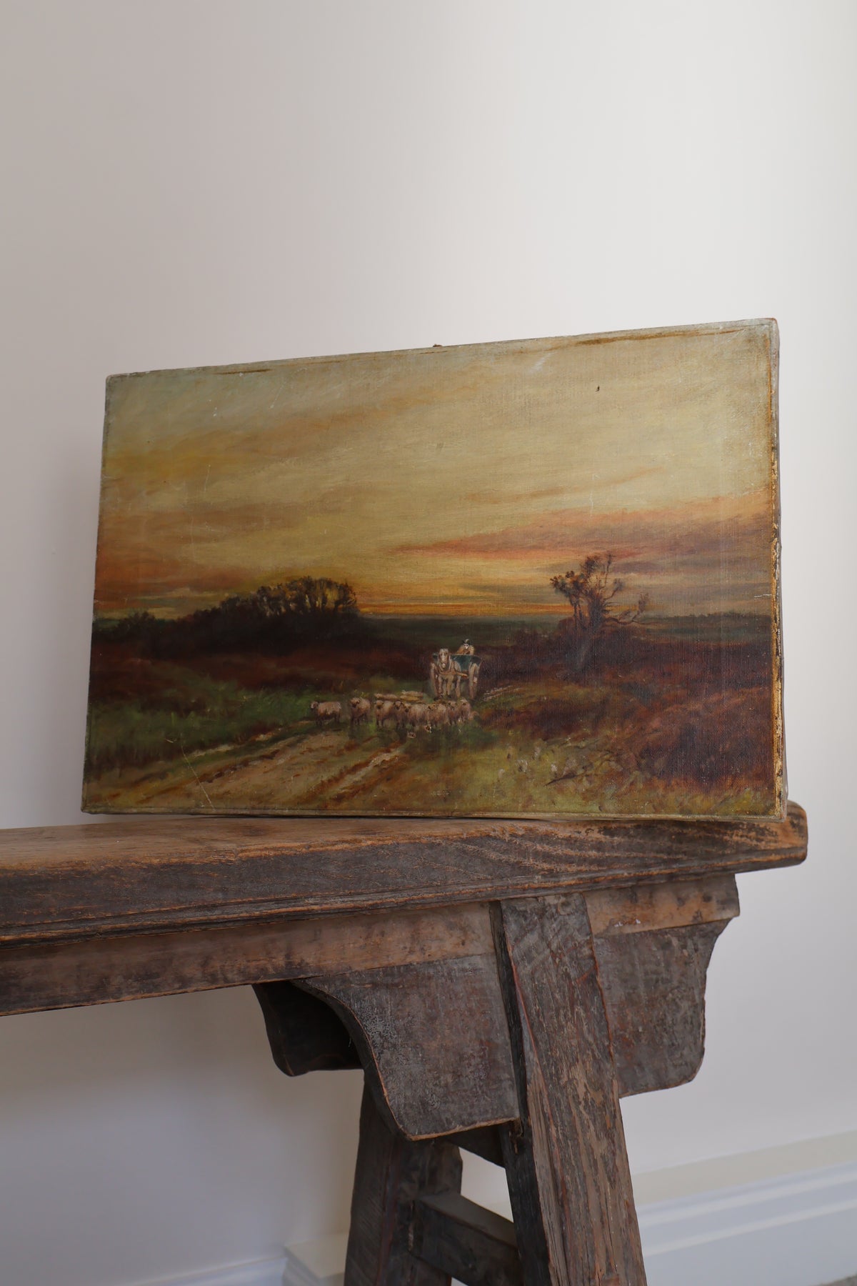Antique Late 19th/Early 20th Century Oil on Canvas