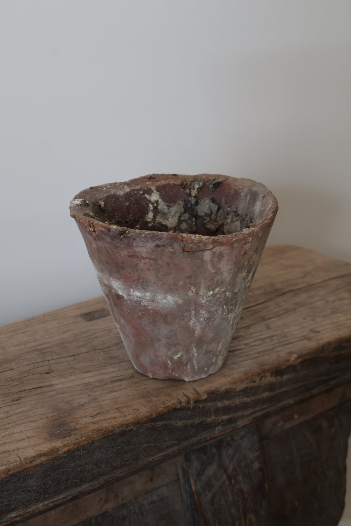 Antique French Pine Resin Pot