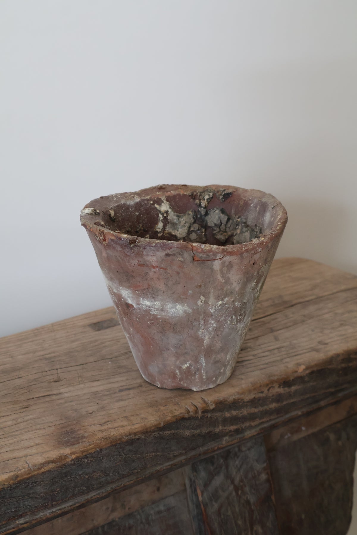 Antique French Pine Resin Pot