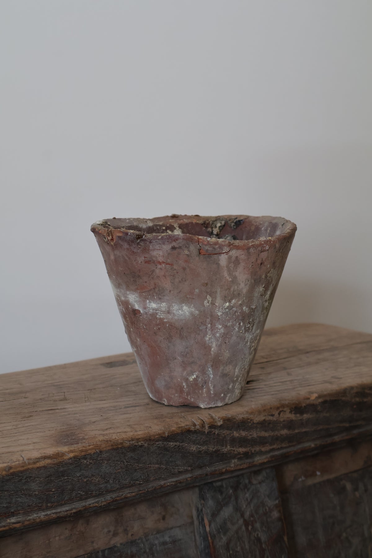 Antique French Pine Resin Pot