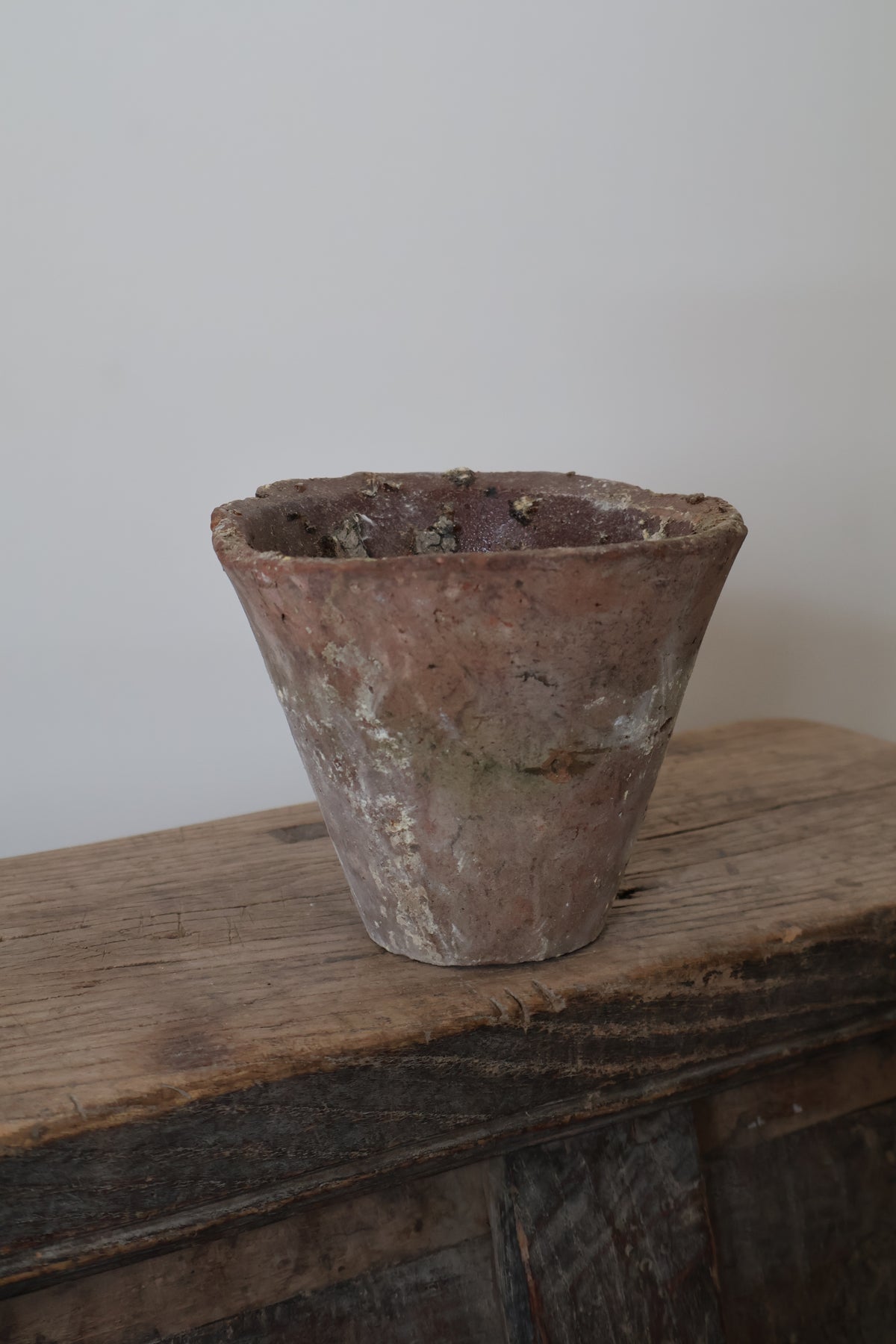 Antique French Pine Resin Pot
