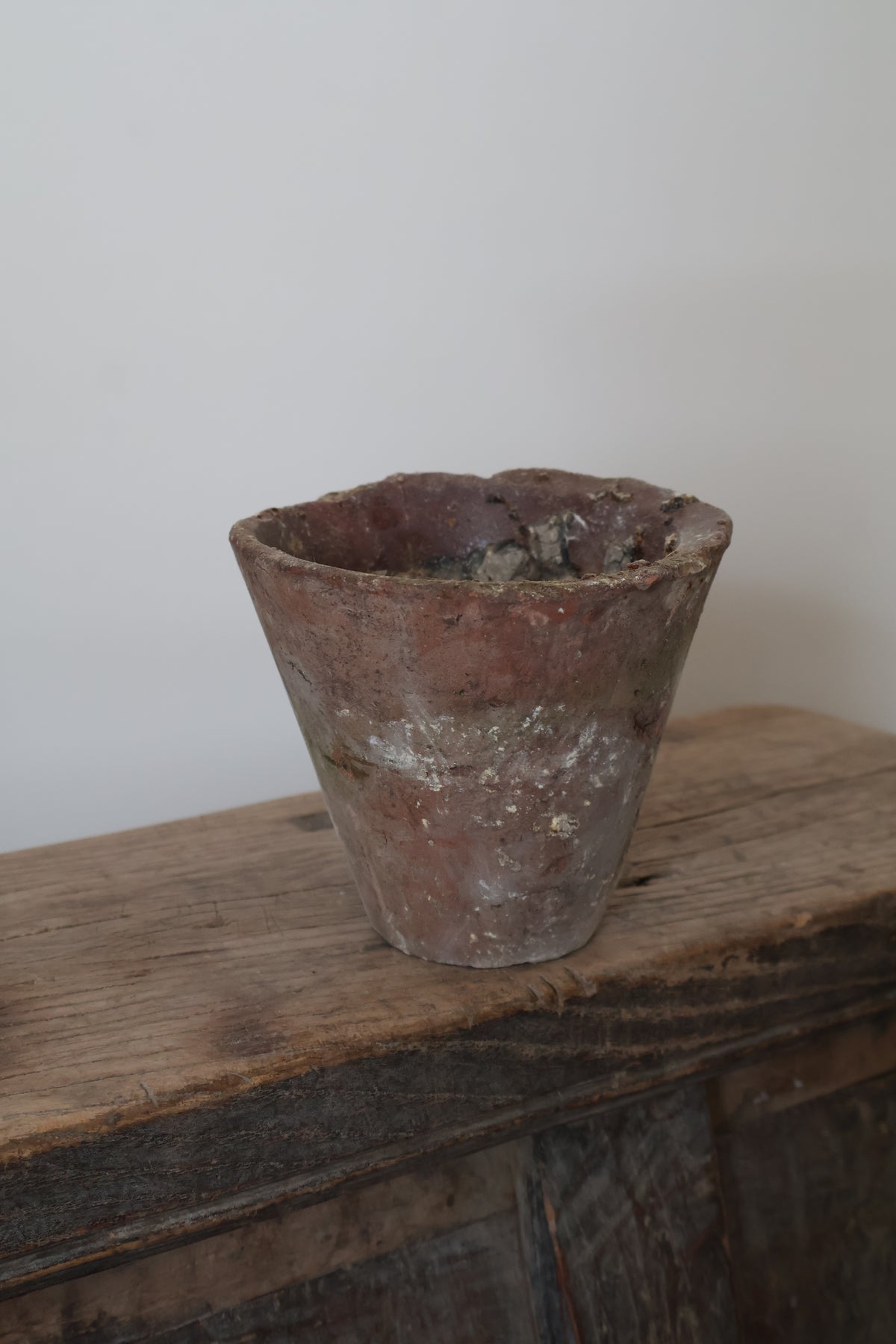 Antique French Pine Resin Pot