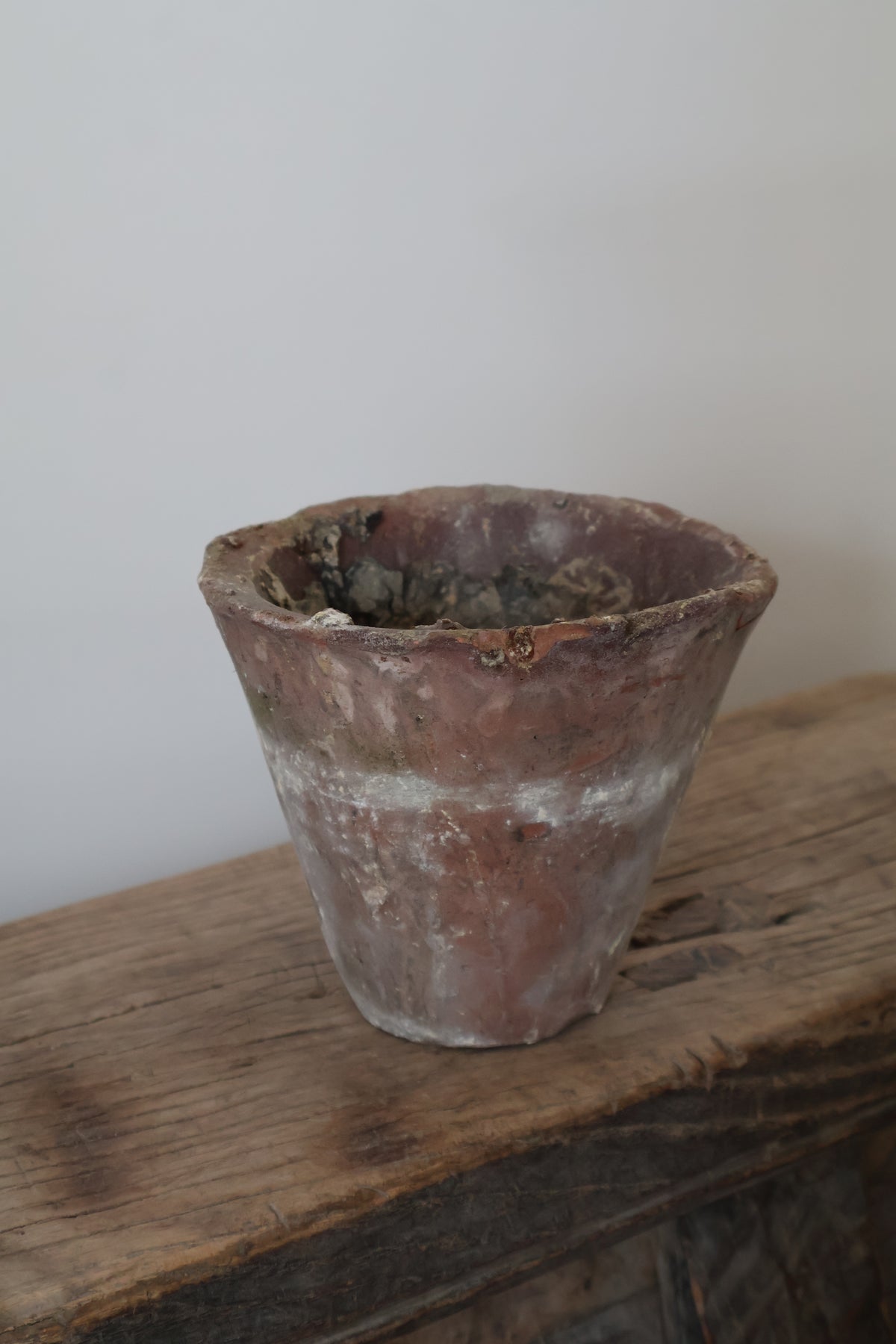 Antique French Pine Resin Pot