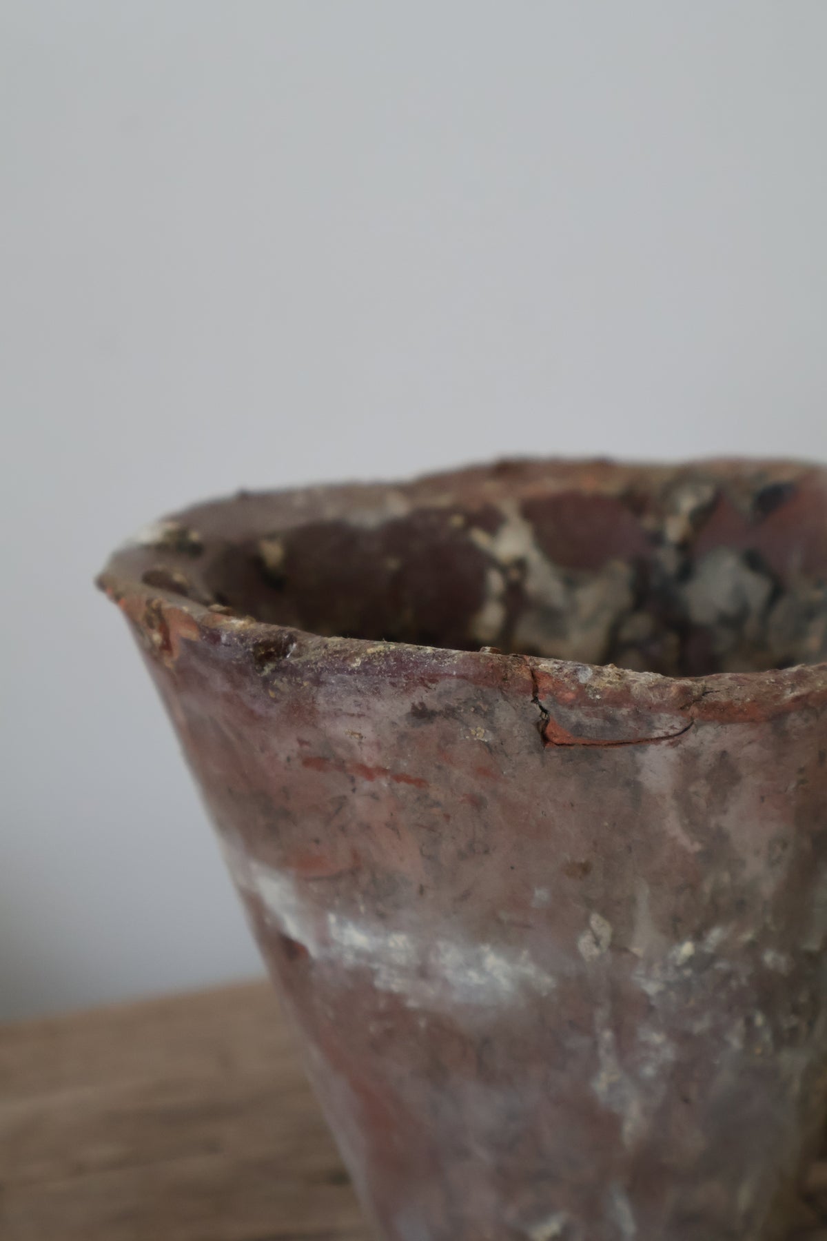 Antique French Pine Resin Pot