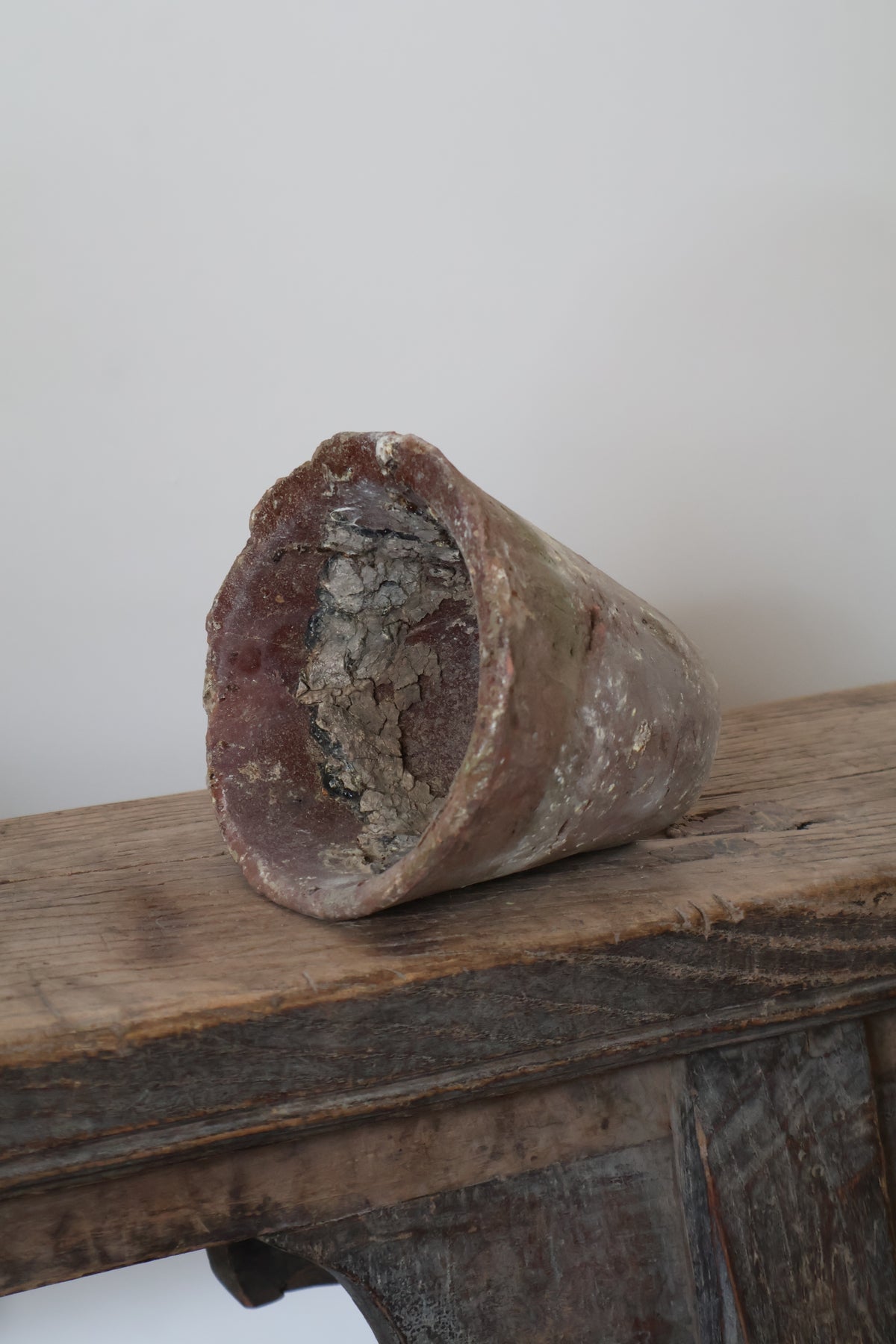 Antique French Pine Resin Pot