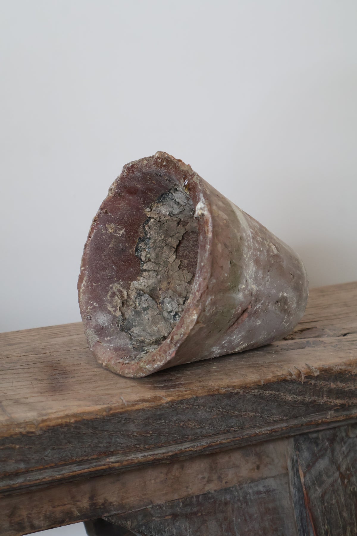 Antique French Pine Resin Pot