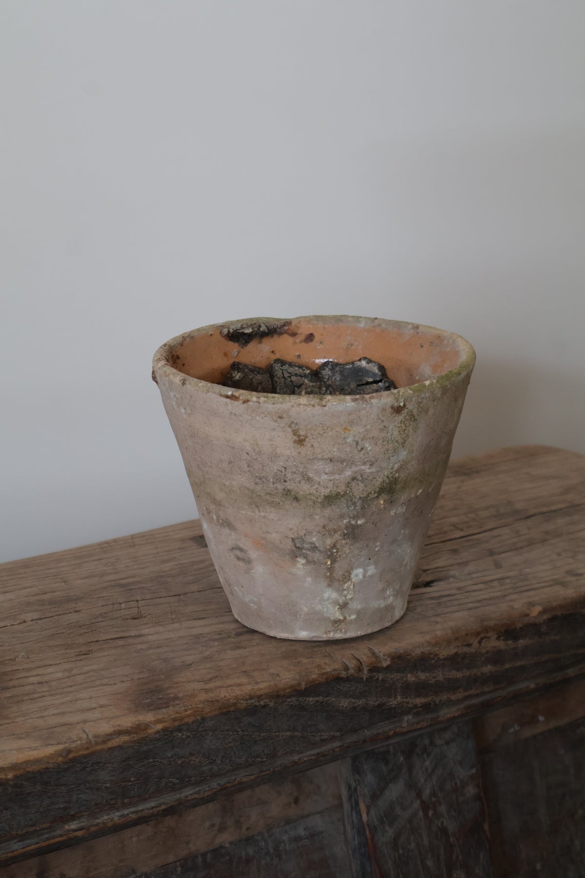 Antique French Pine Resin Pot