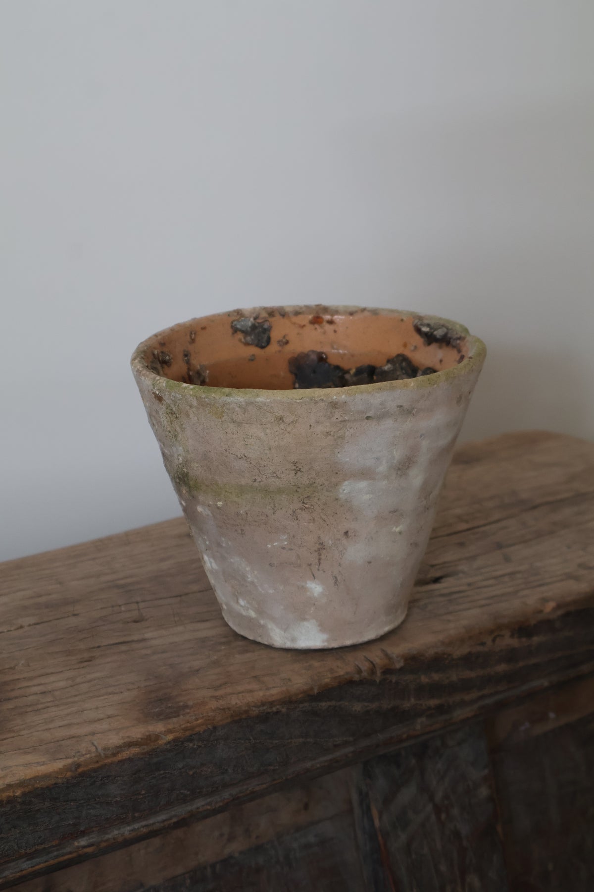 Antique French Pine Resin Pot