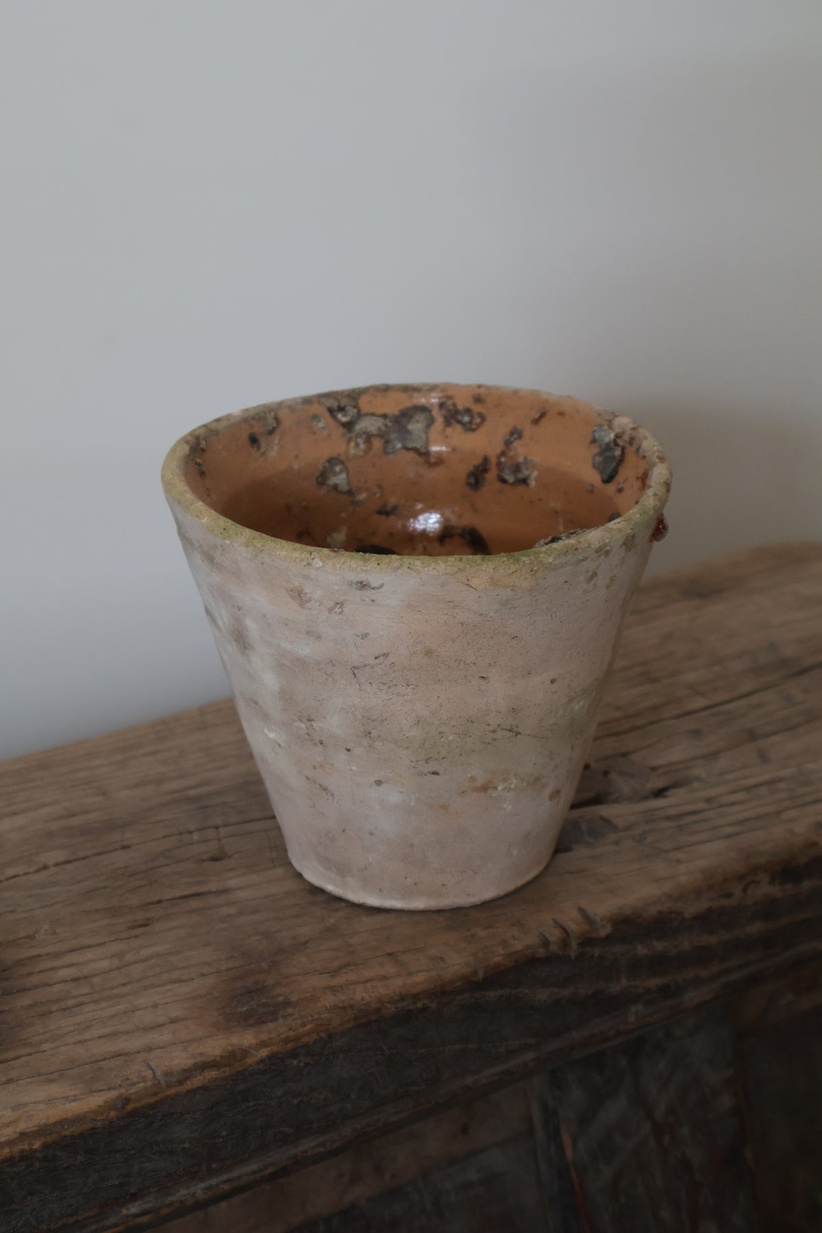 Antique French Pine Resin Pot
